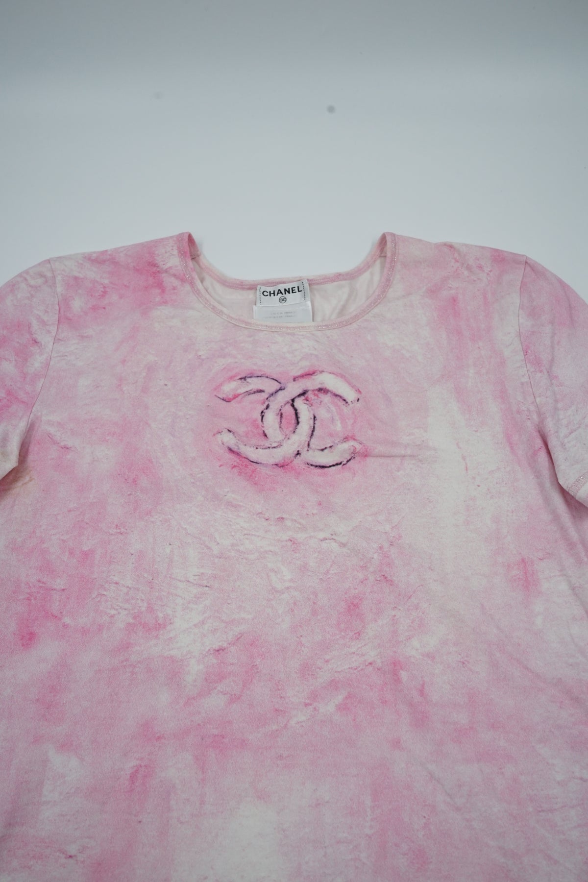 Chanel Tie Dye Pink Shirt