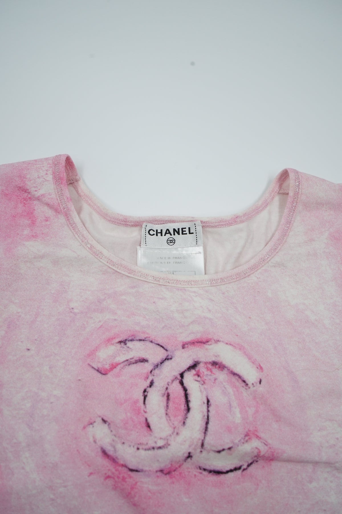 Chanel Tie Dye Pink Shirt