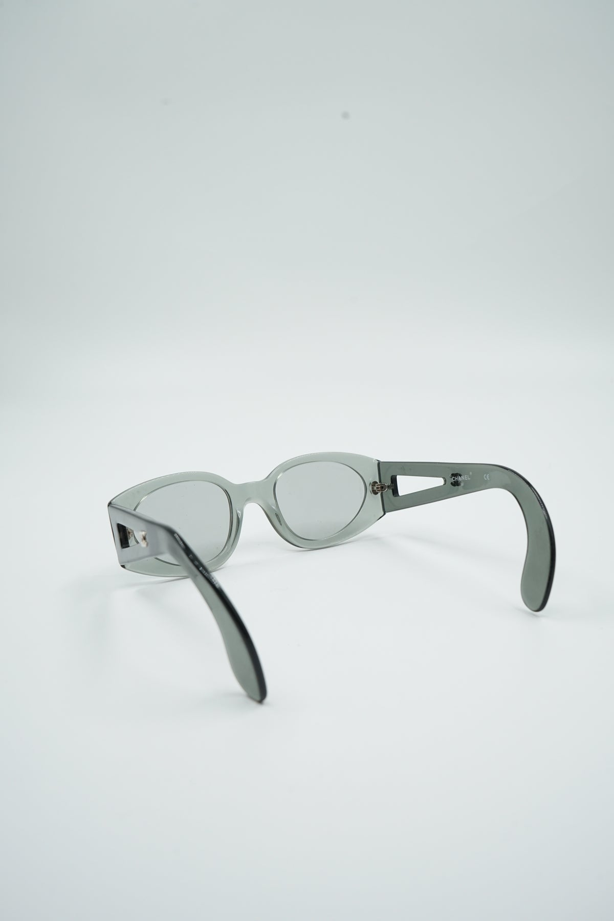 Chanel Clear Blue Sunglasses