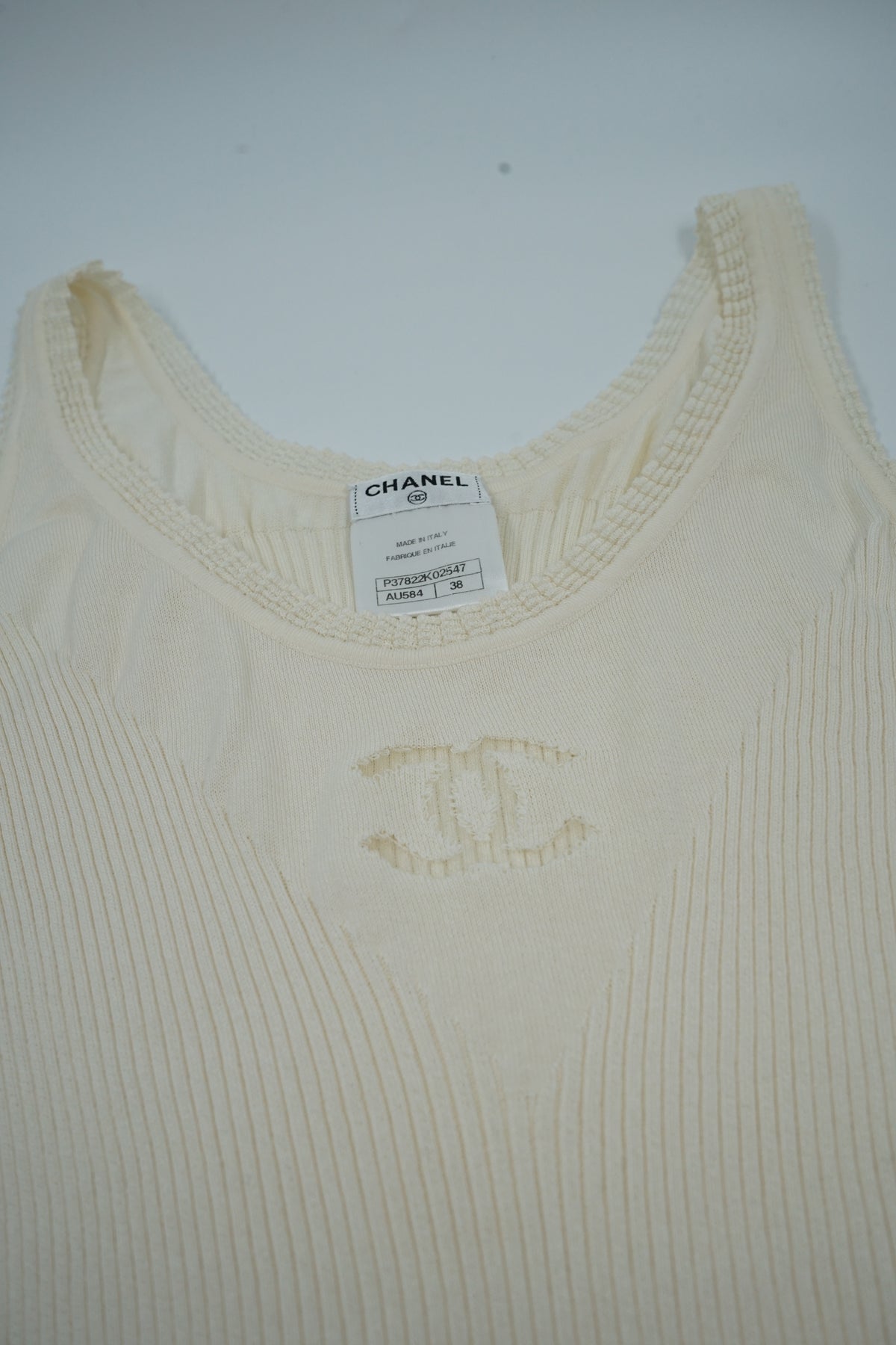 Chanel SS 2010 Logo Tank Top