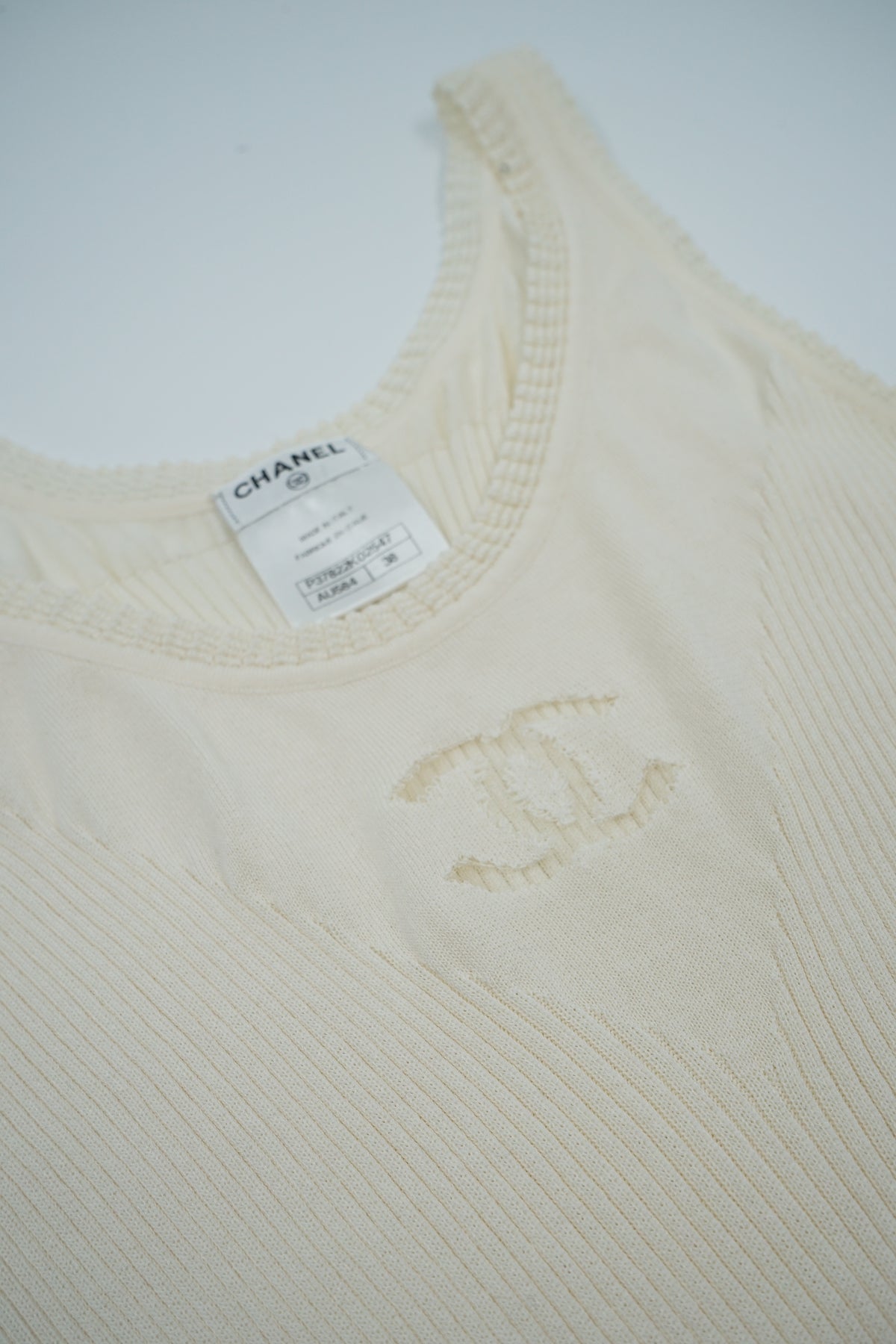 Chanel SS 2010 Logo Tank Top