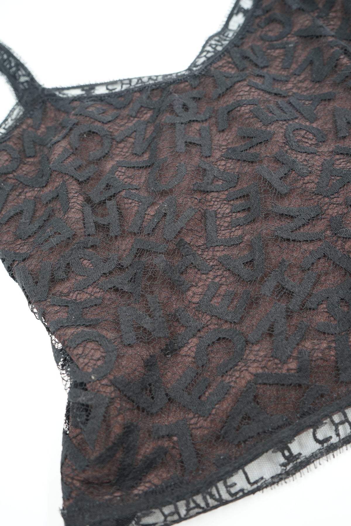 Chanel 1998 Lace Monogram Top