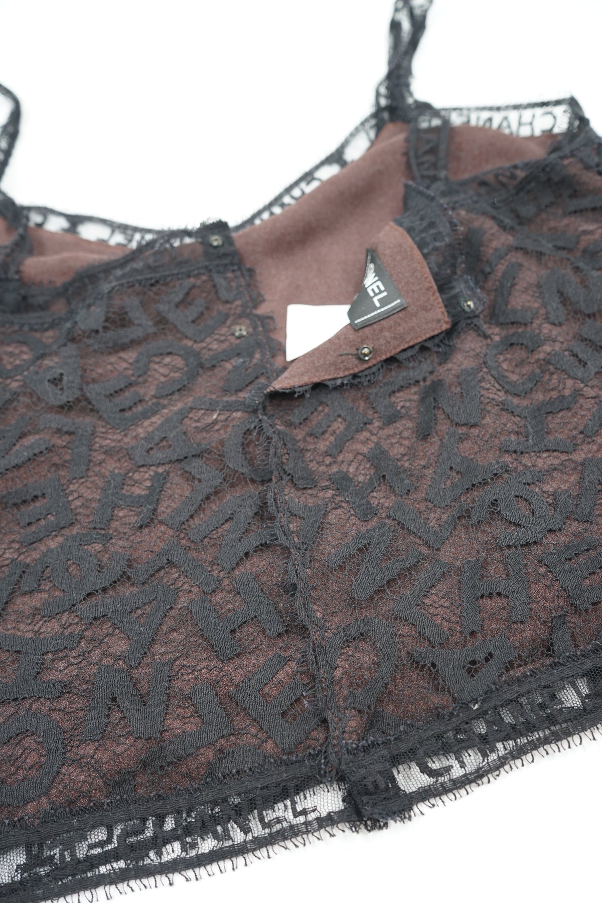 Chanel 1998 Lace Monogram Top