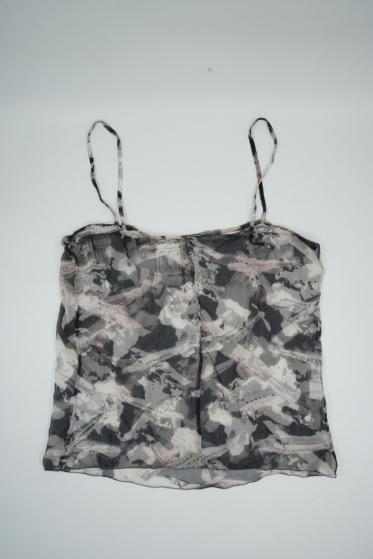 Chanel SS 2006 Airplane Silk Top