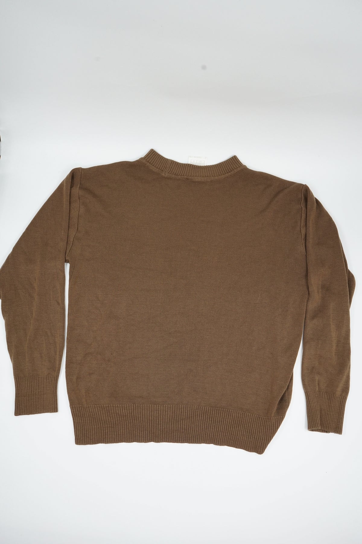 Chanel logo Knit Sweater Brown