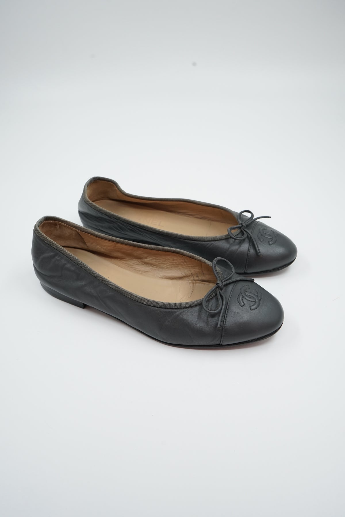 Chanel Ballet Flats Grey