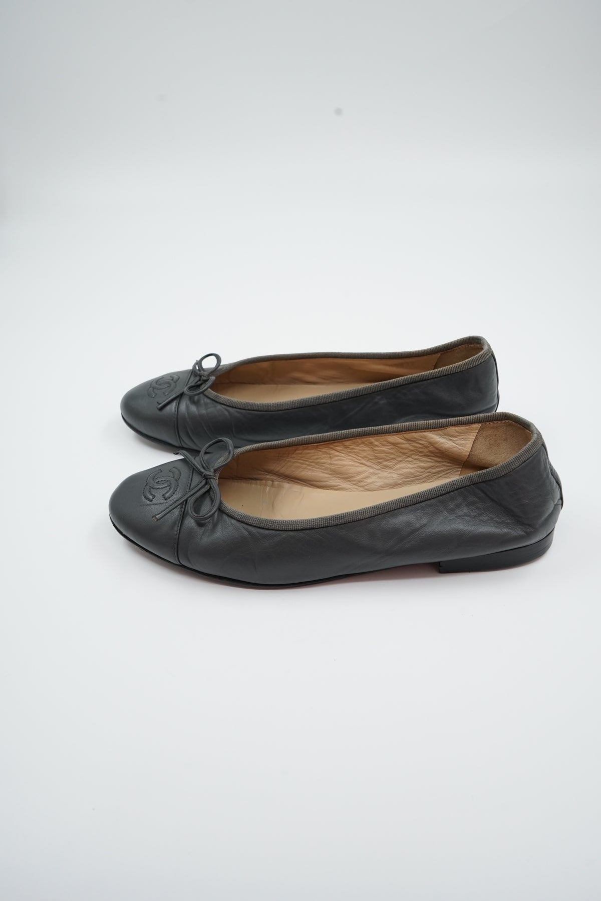 Chanel Ballet Flats Grey