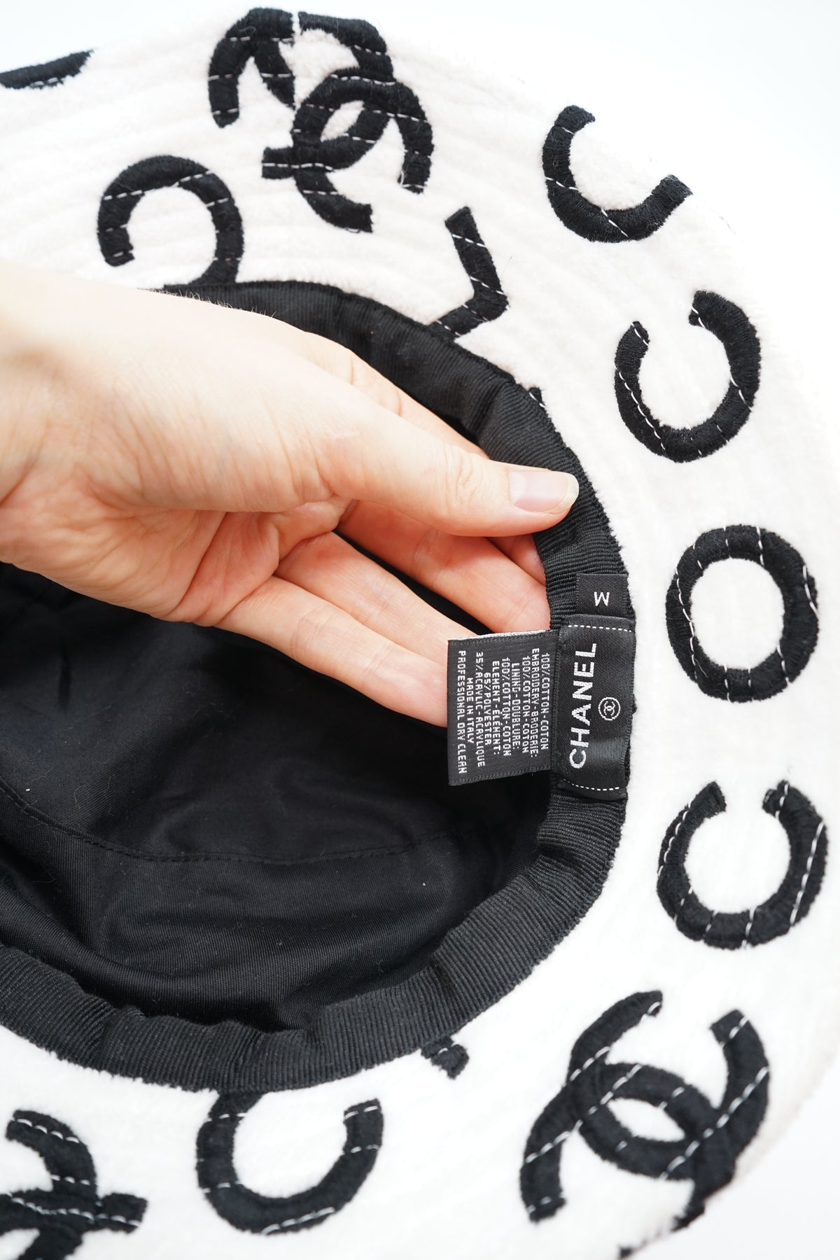 Chanel Logo Bucket Hat