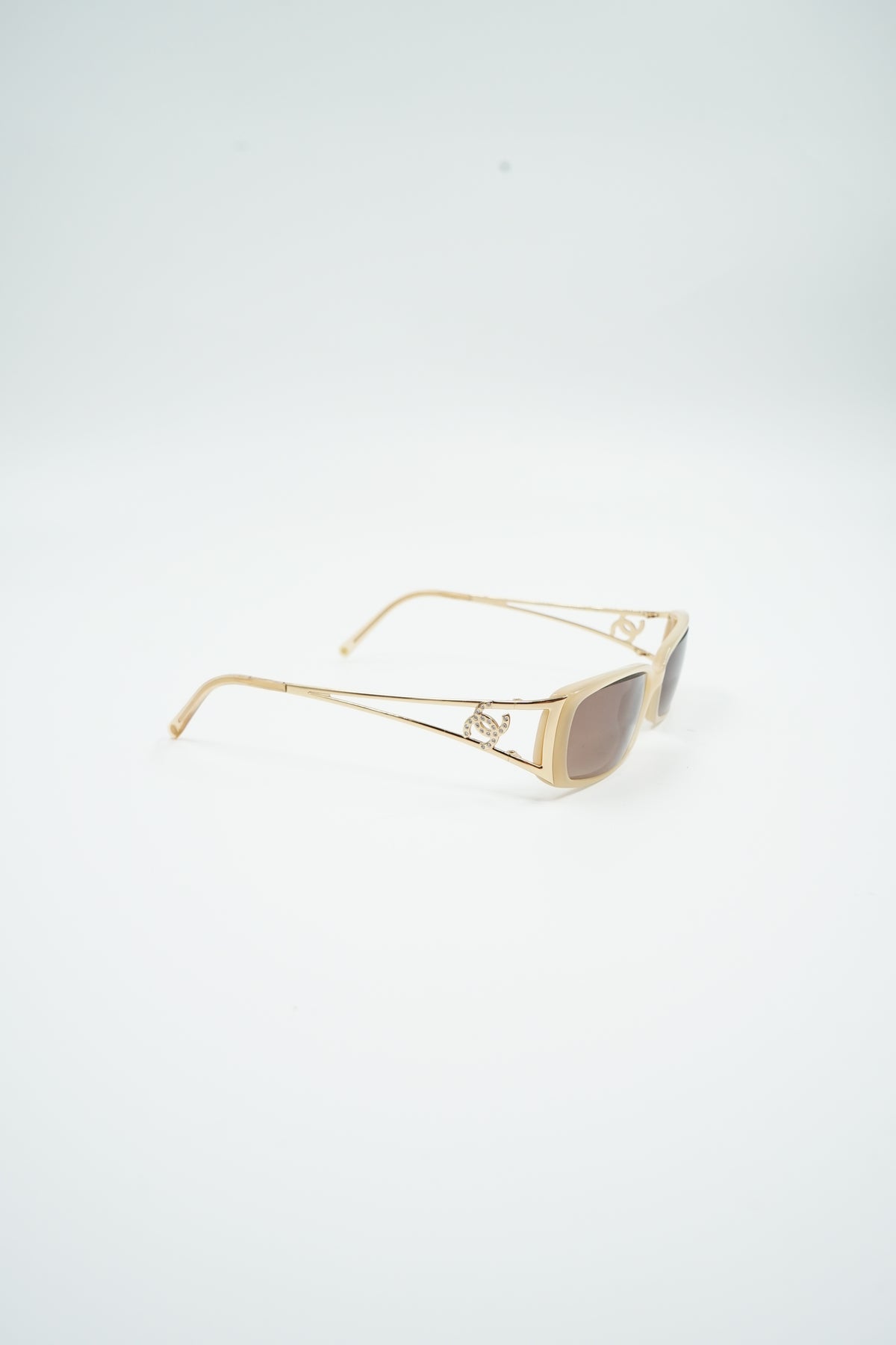 Chanel CC Rhinestone Sunglasses