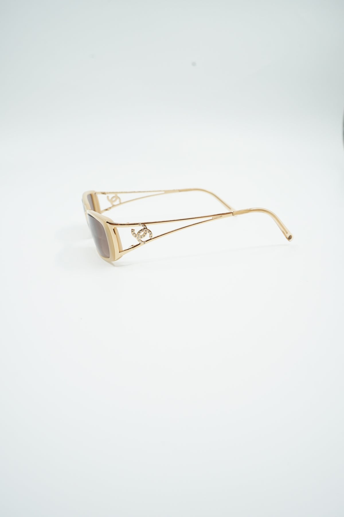 Chanel CC Rhinestone Sunglasses