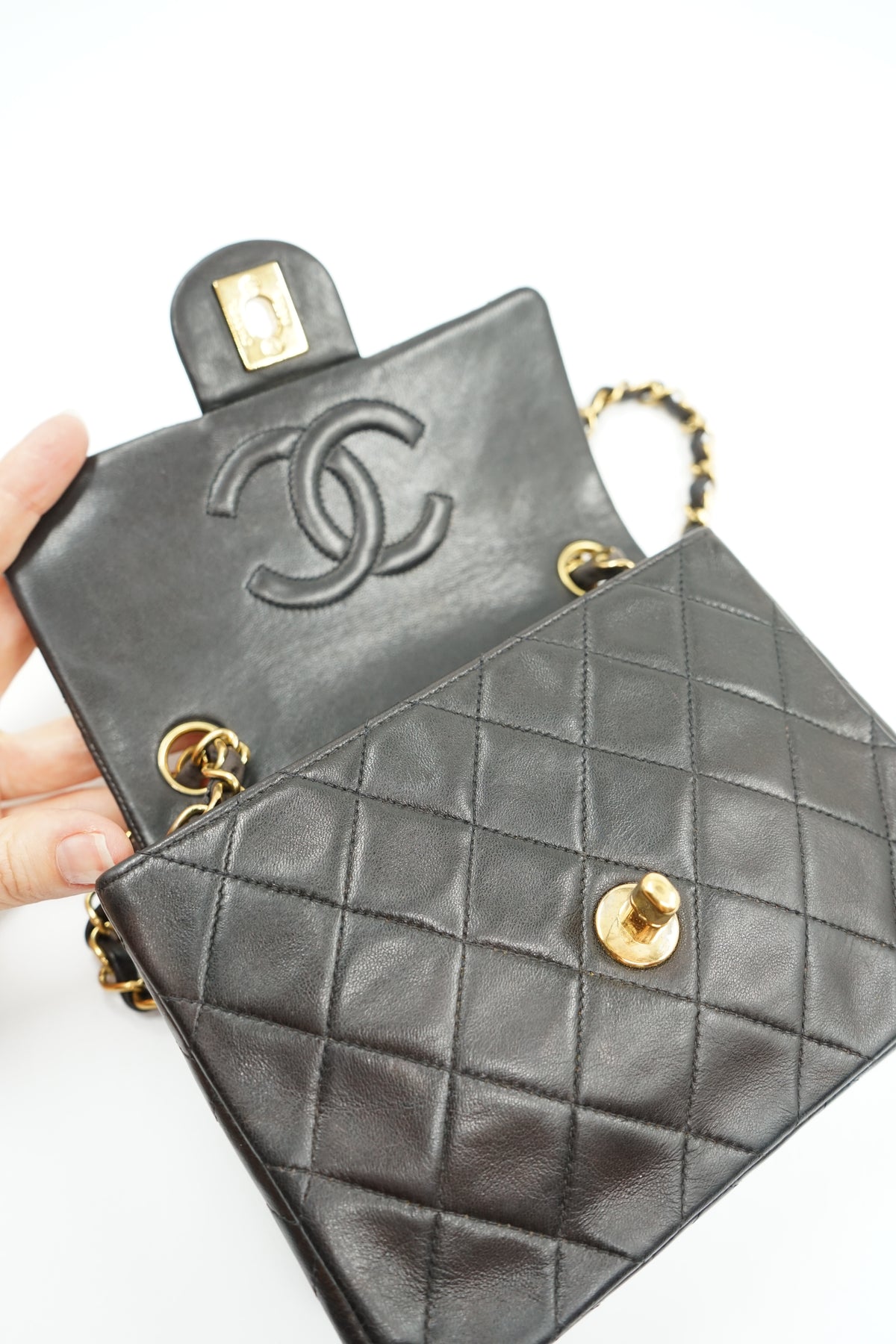 Chanel Mini Square Black