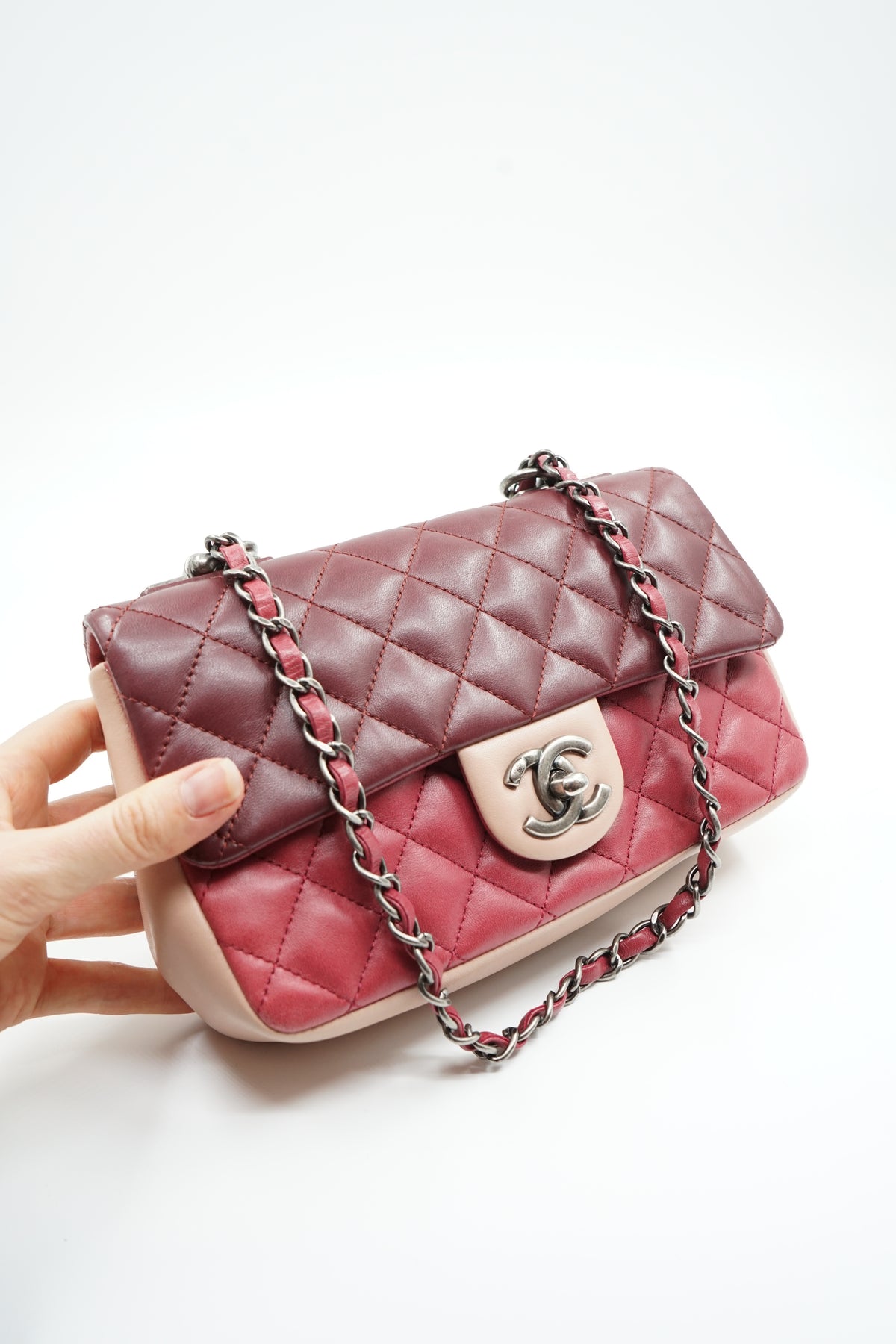 Chanel Tricolour Mini Flap Bag