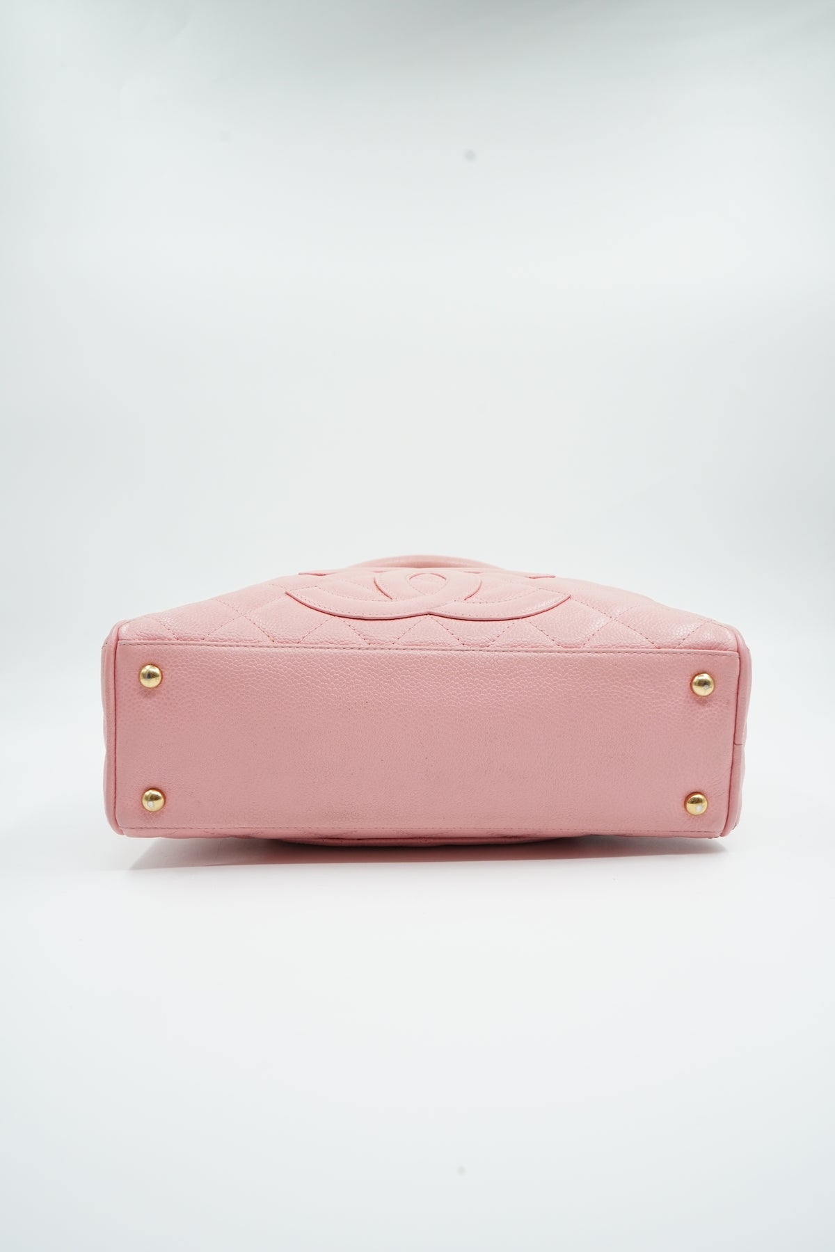 Chanel Caviar Bowling Bag Pink