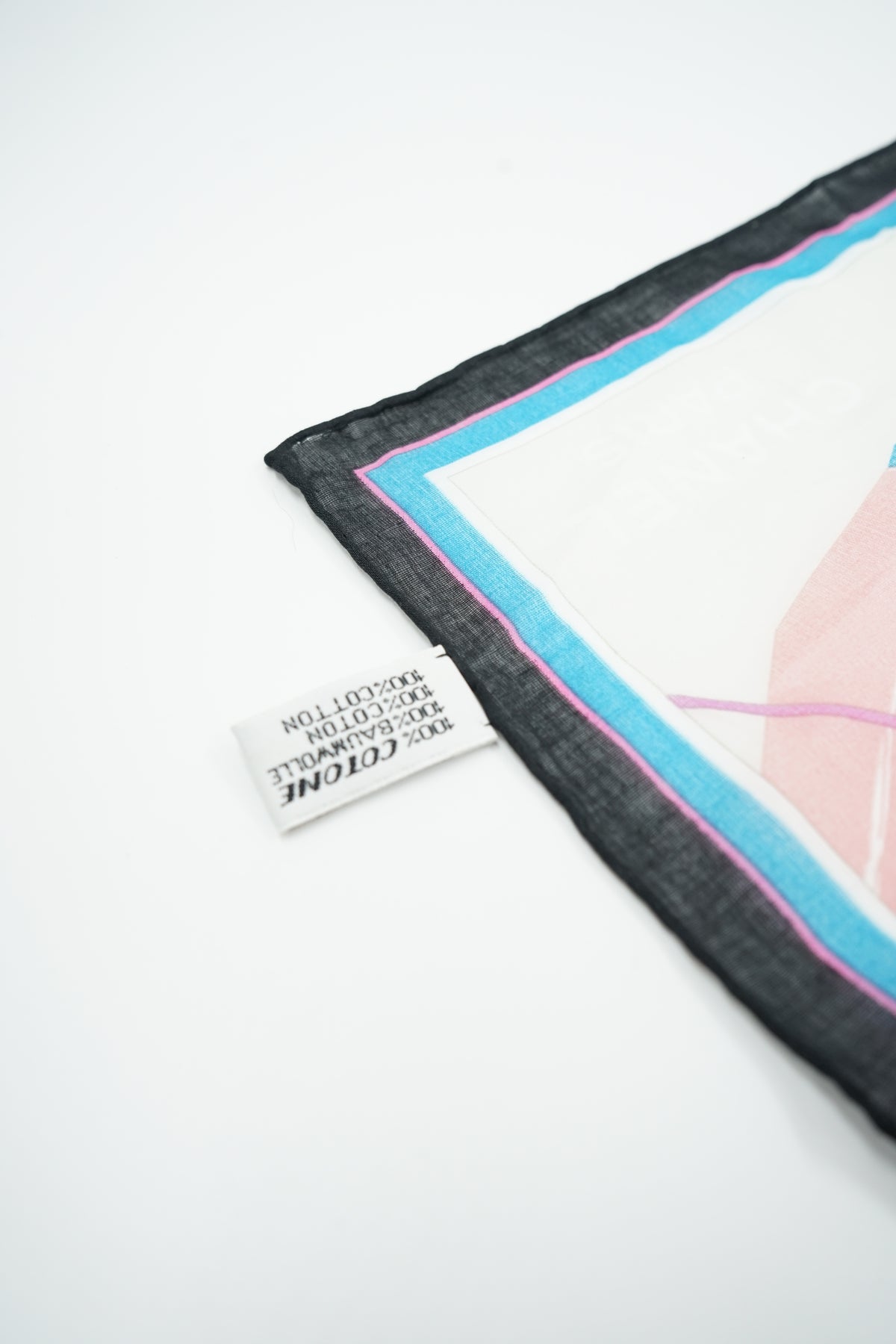 Chanel CC Logo Paris Map Scarf