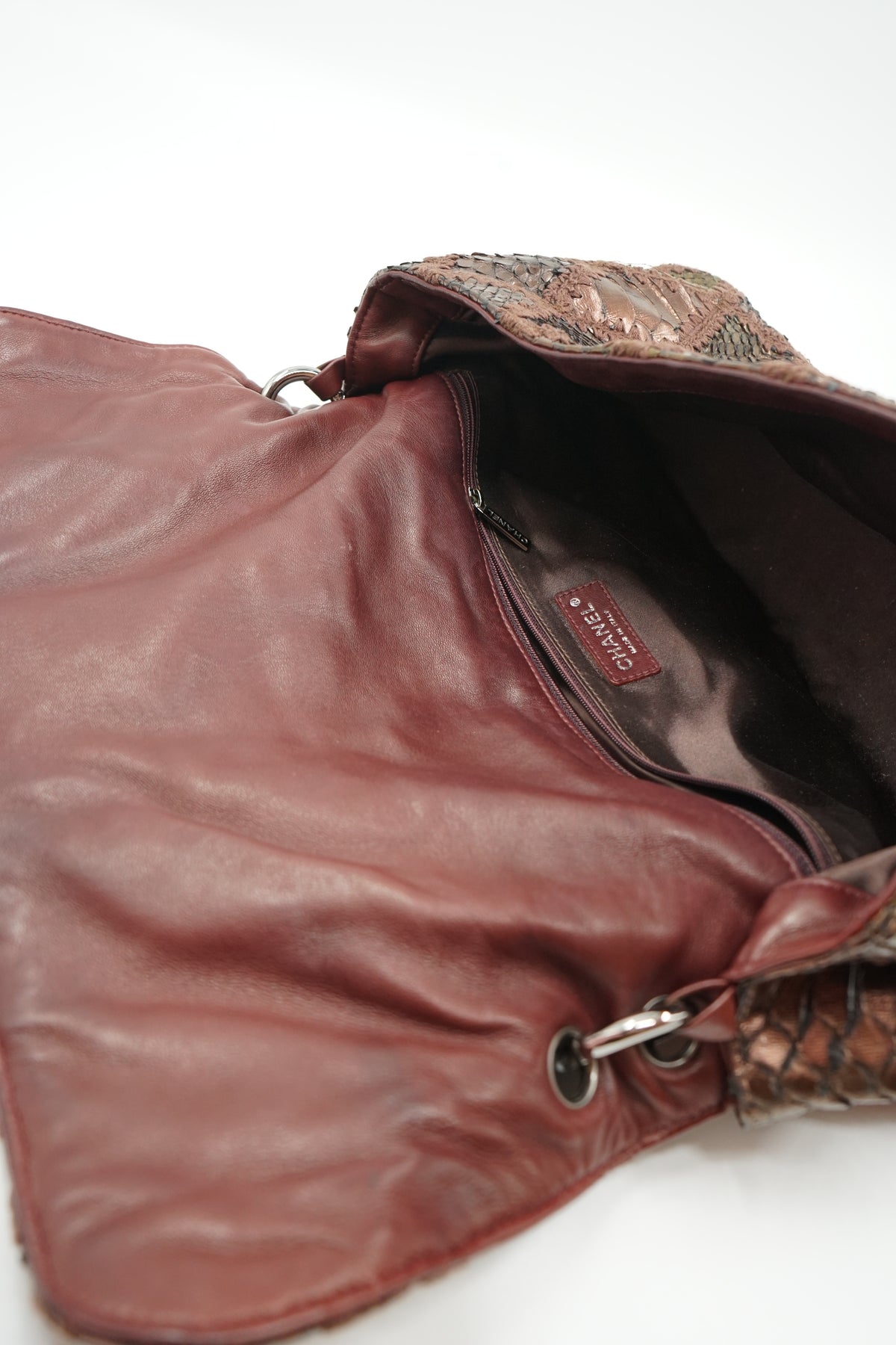 Chanel XXL Python Skin East West Bag