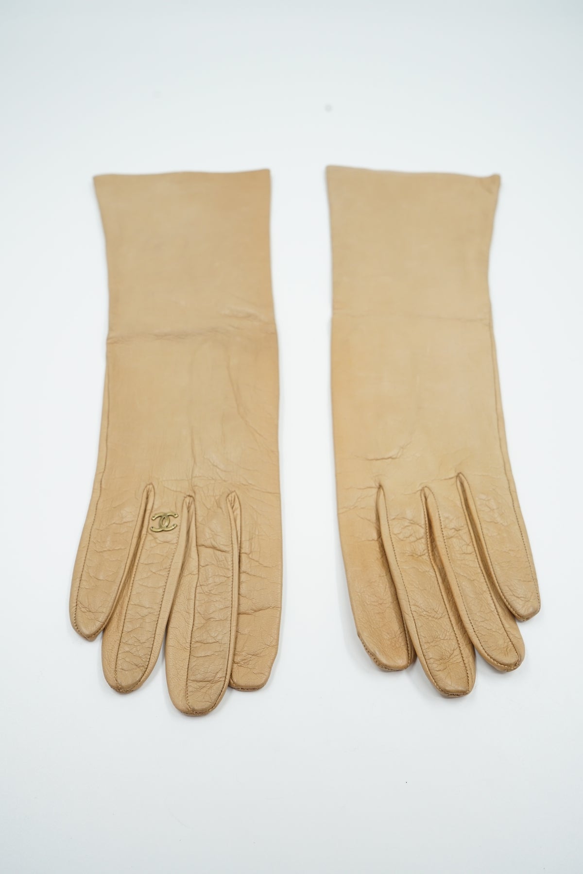 Chanel Long Leather Gloves