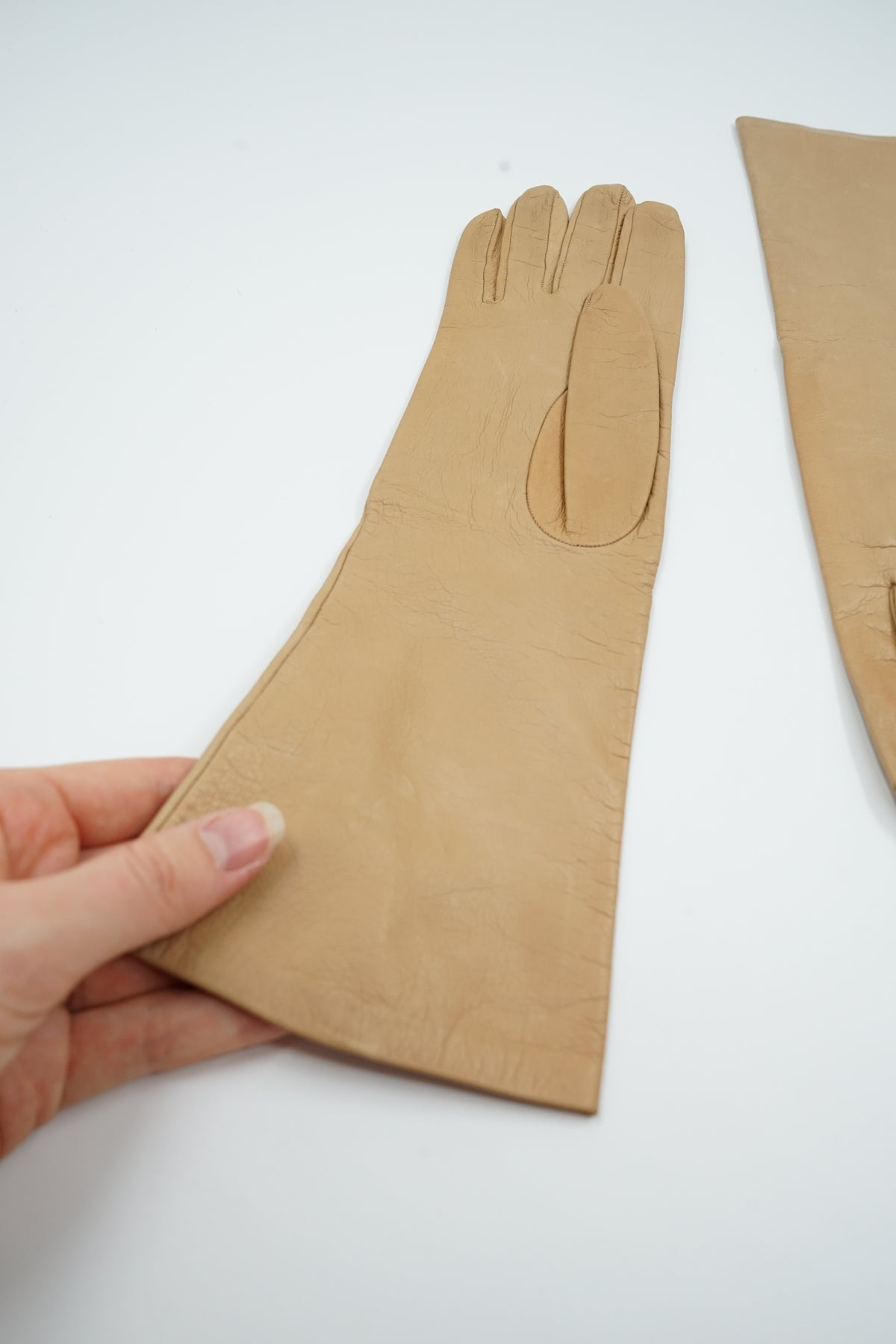 Chanel Long Leather Gloves