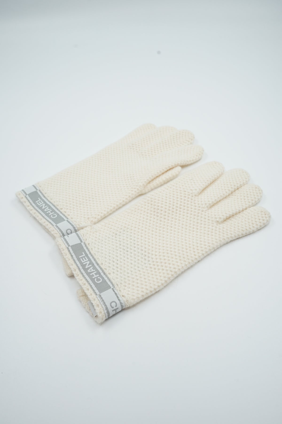 Chanel Sport Cashmere Knit Gloves