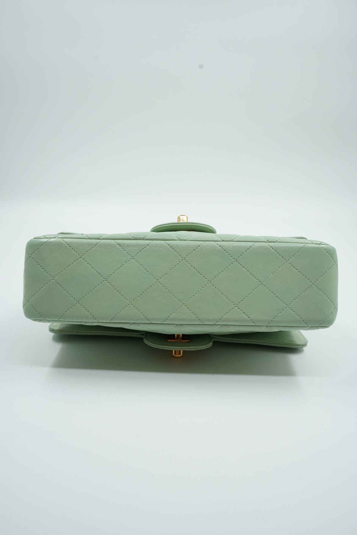Chanel Small Double Sided Flap Bag Sage Green