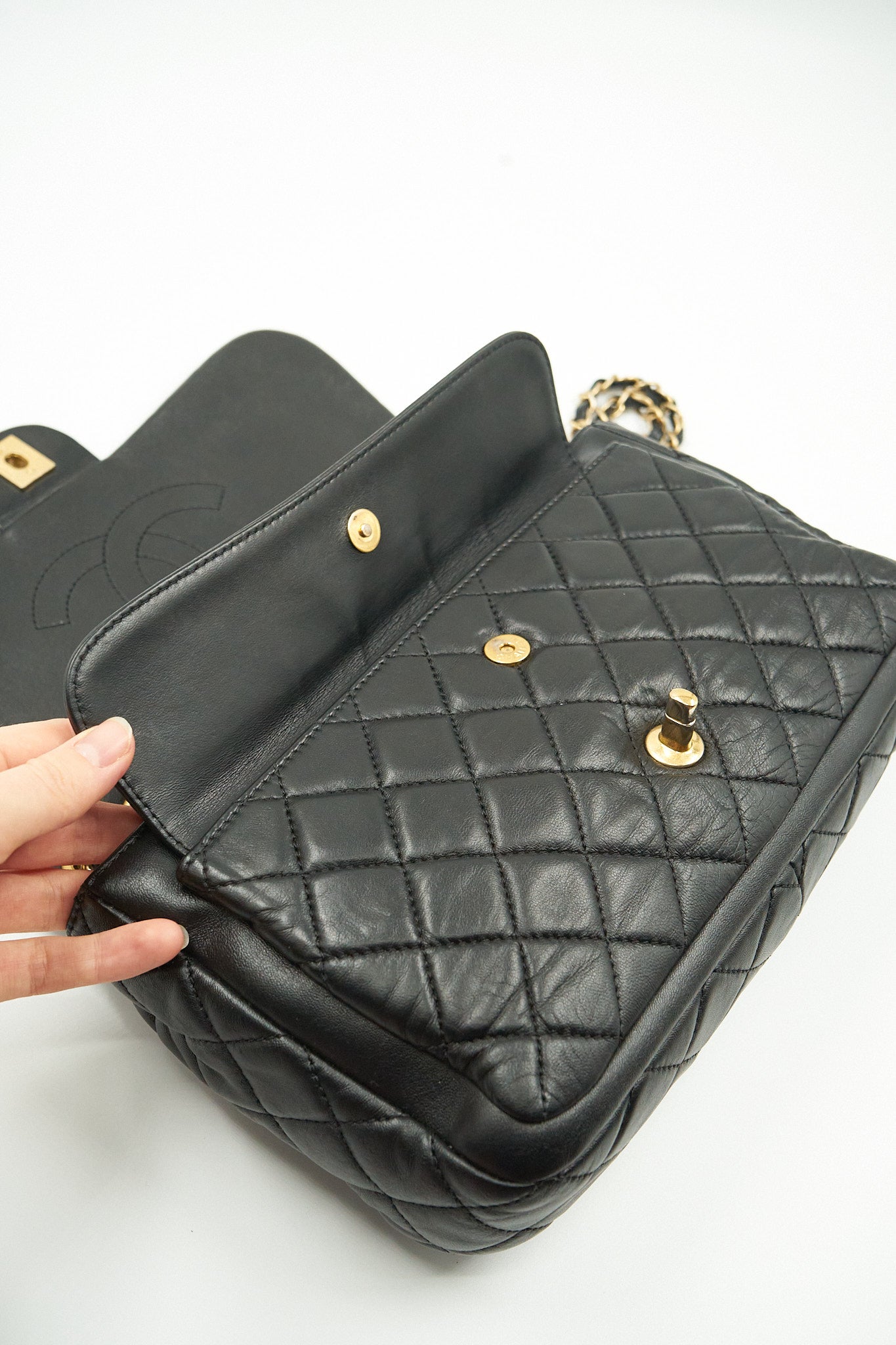 Chanel Jumbo Single Flap Black