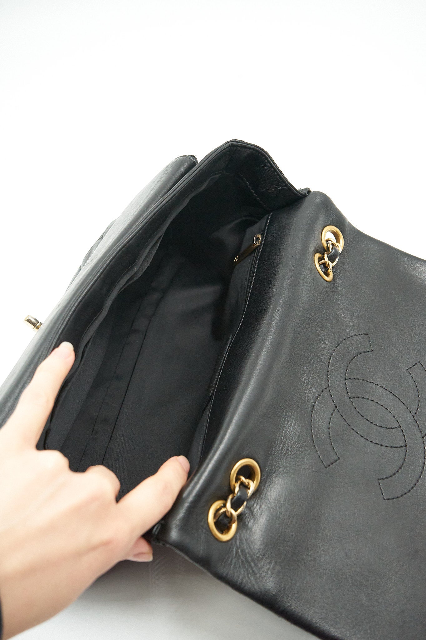 Chanel Jumbo Single Flap Black