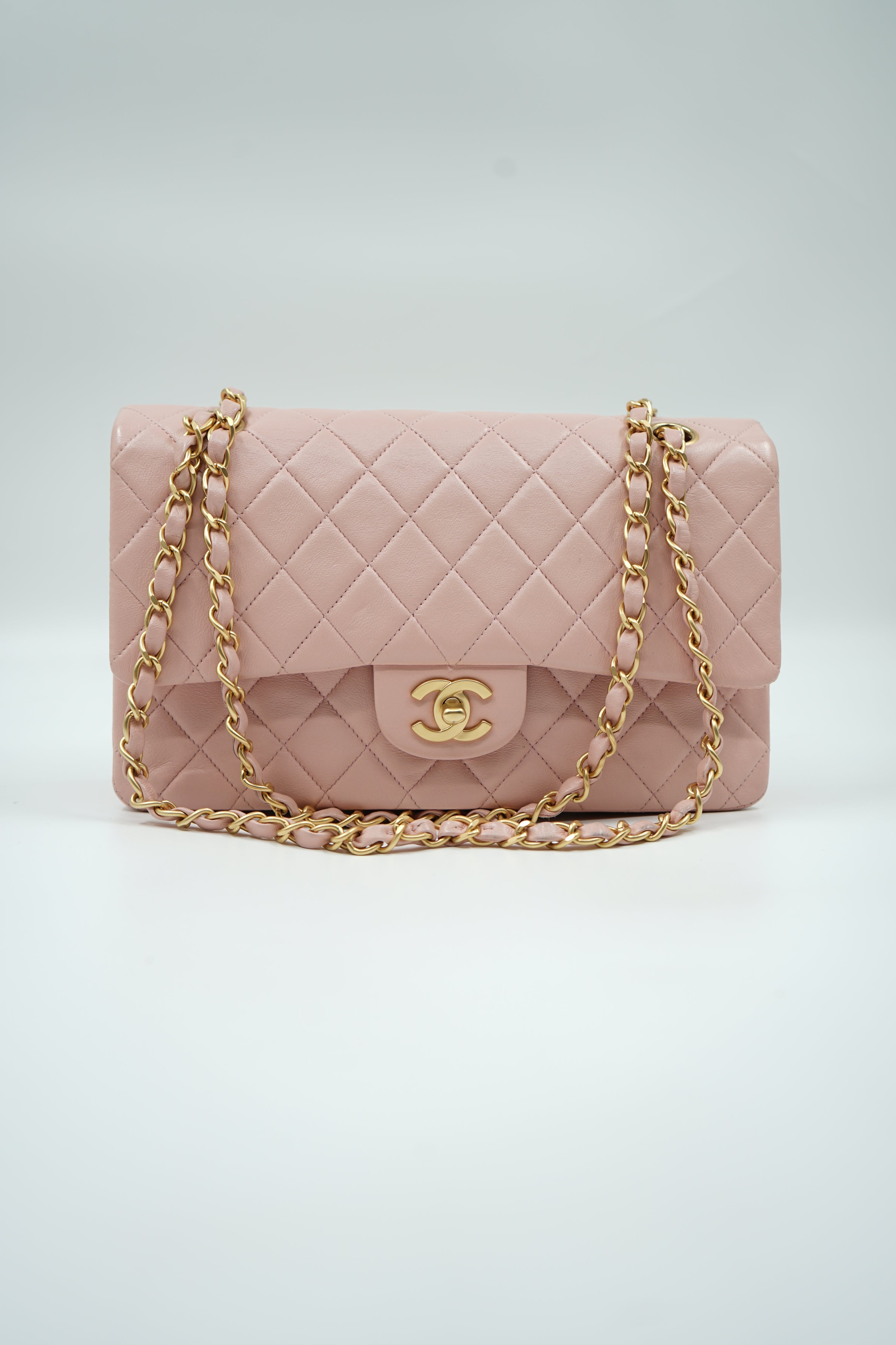 Chanel Medium Light Pink Double Flap Bag