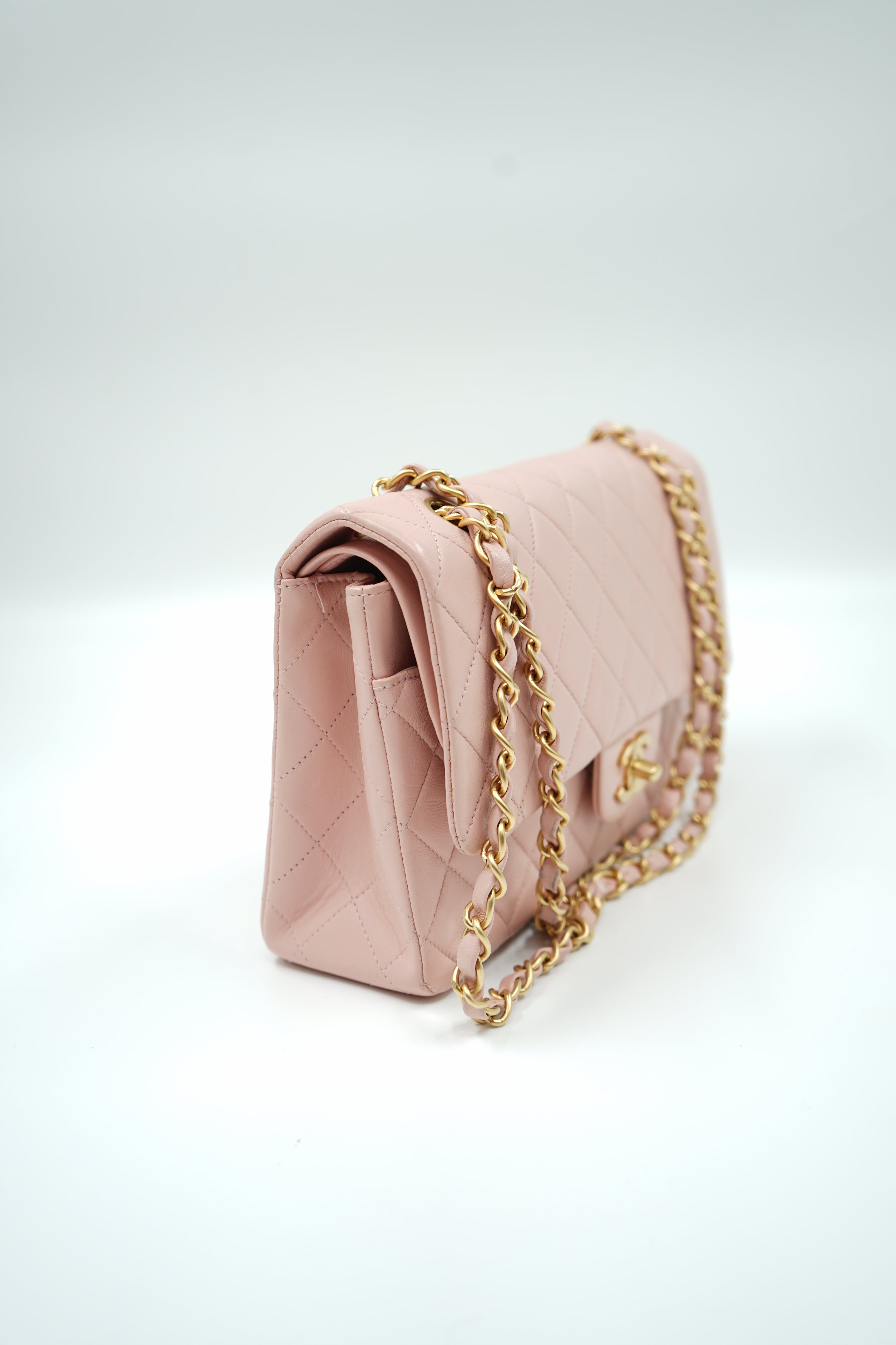 Chanel Medium Light Pink Double Flap Bag
