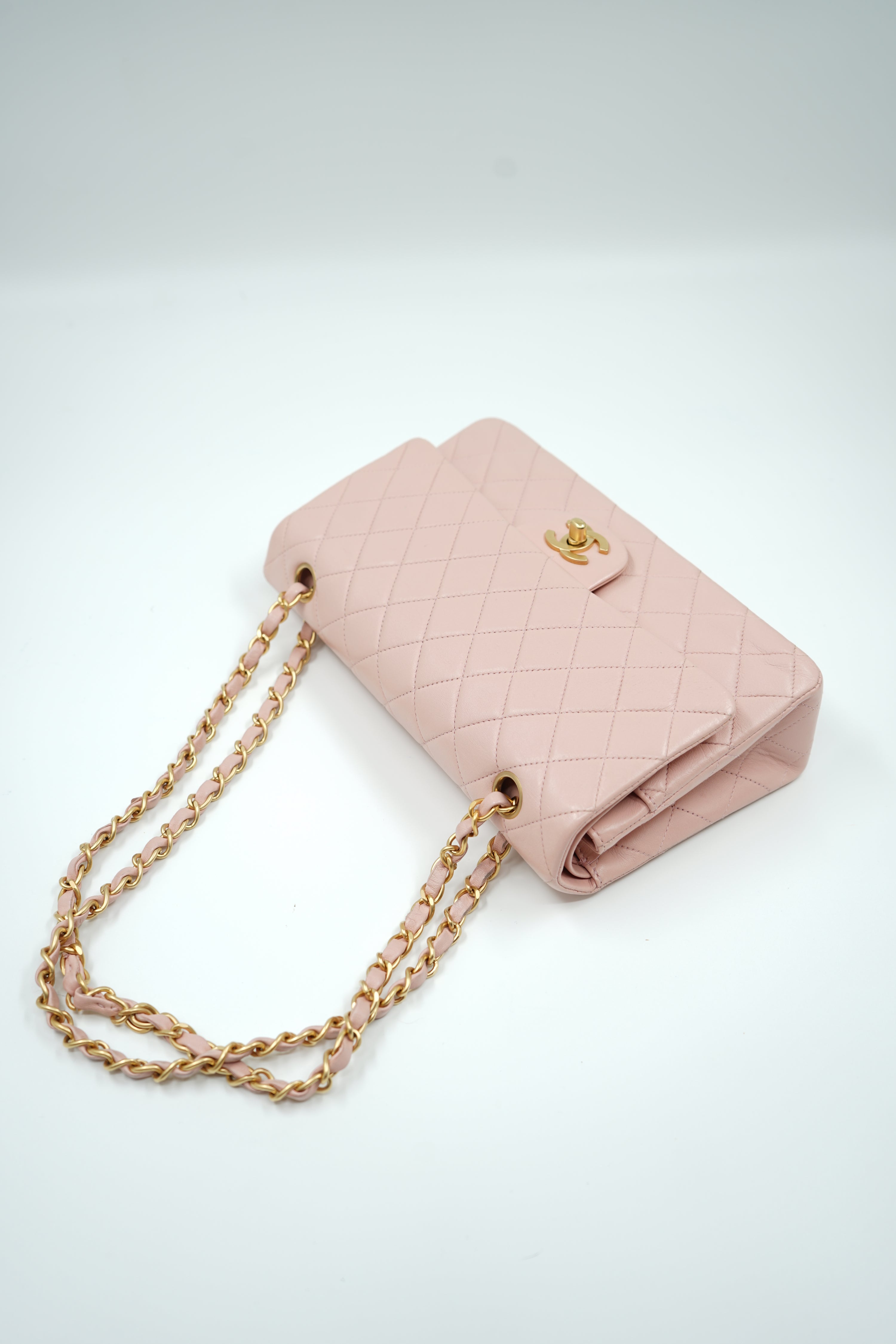 Chanel Medium Light Pink Double Flap Bag