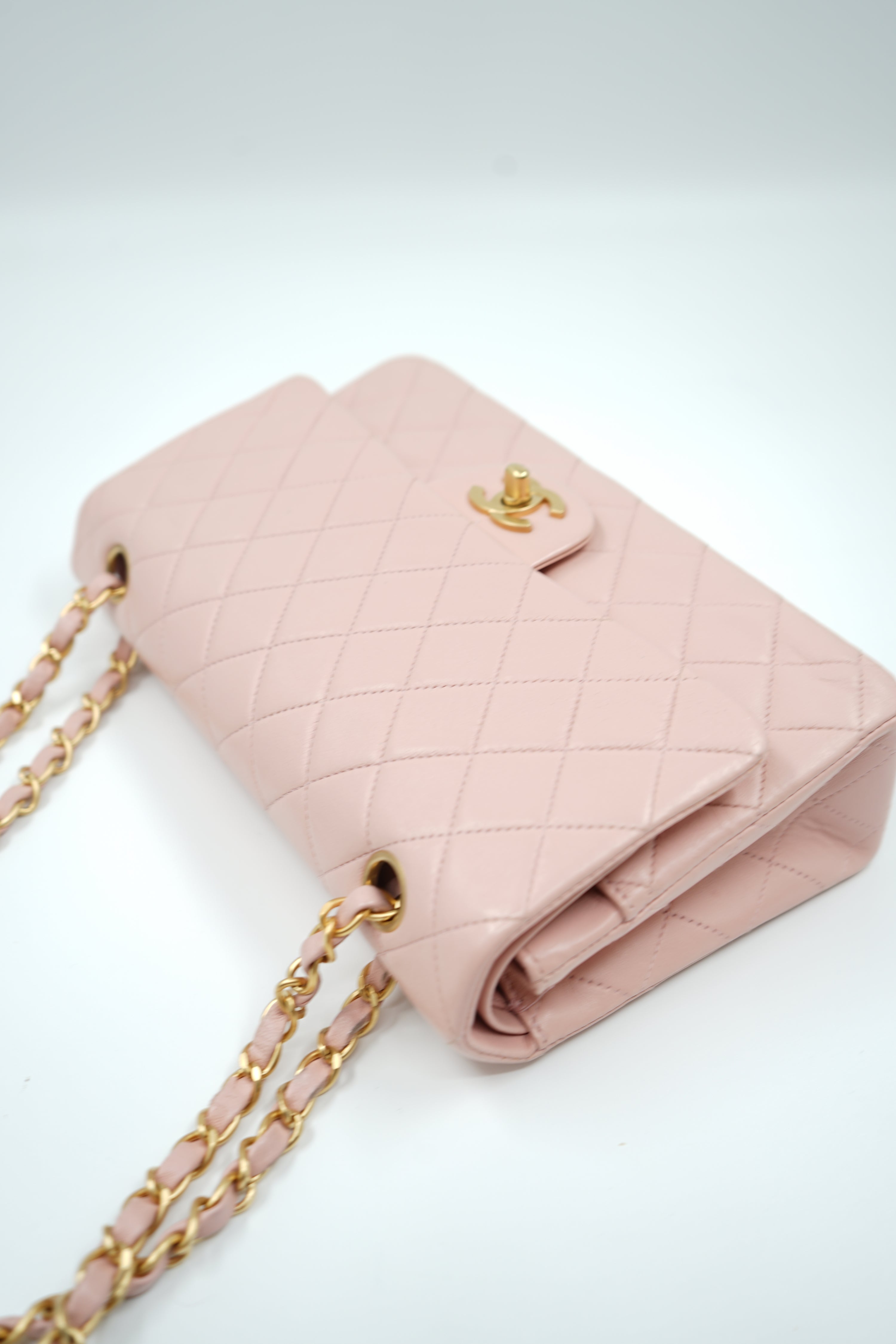 Chanel Medium Light Pink Double Flap Bag