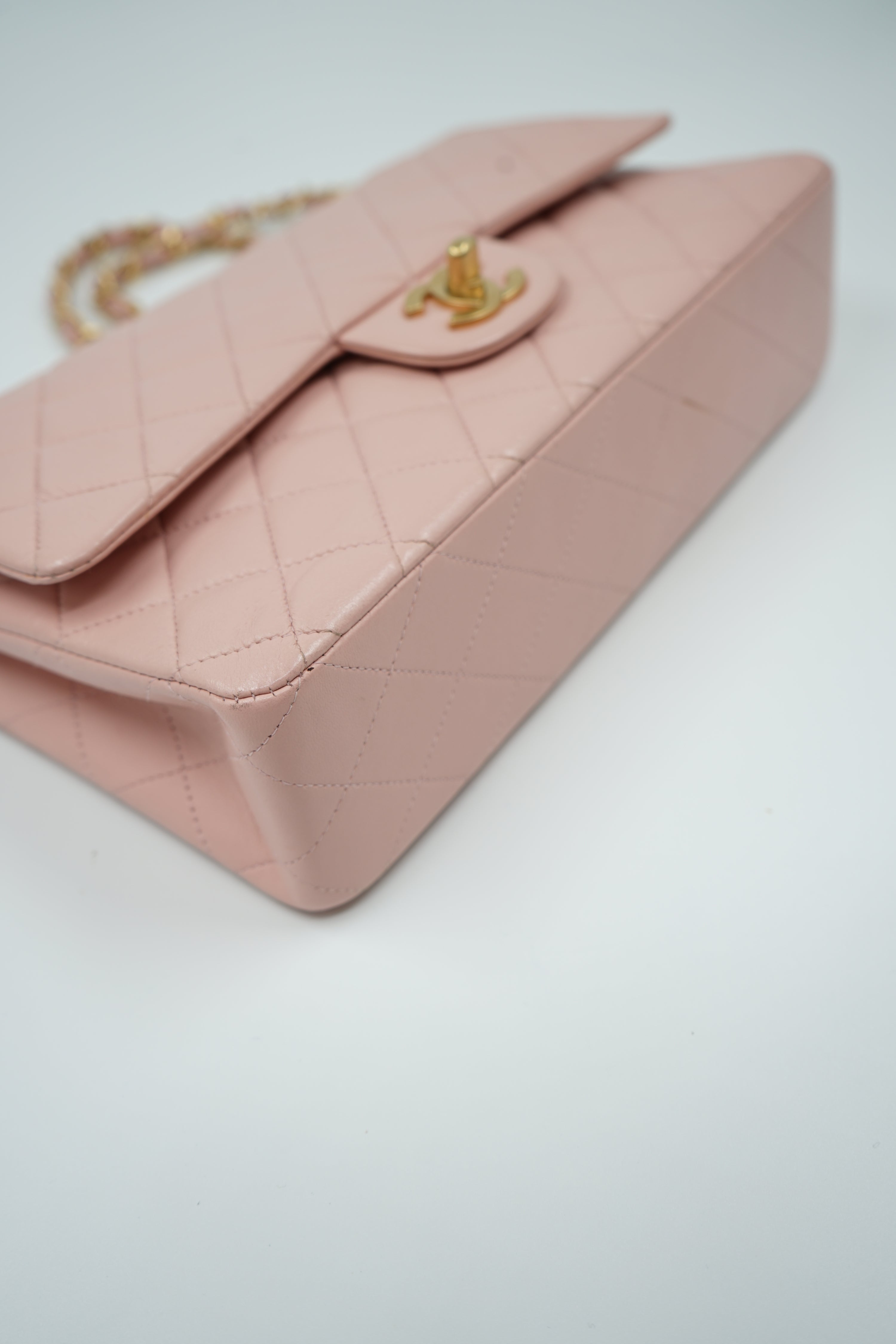 Chanel Medium Light Pink Double Flap Bag