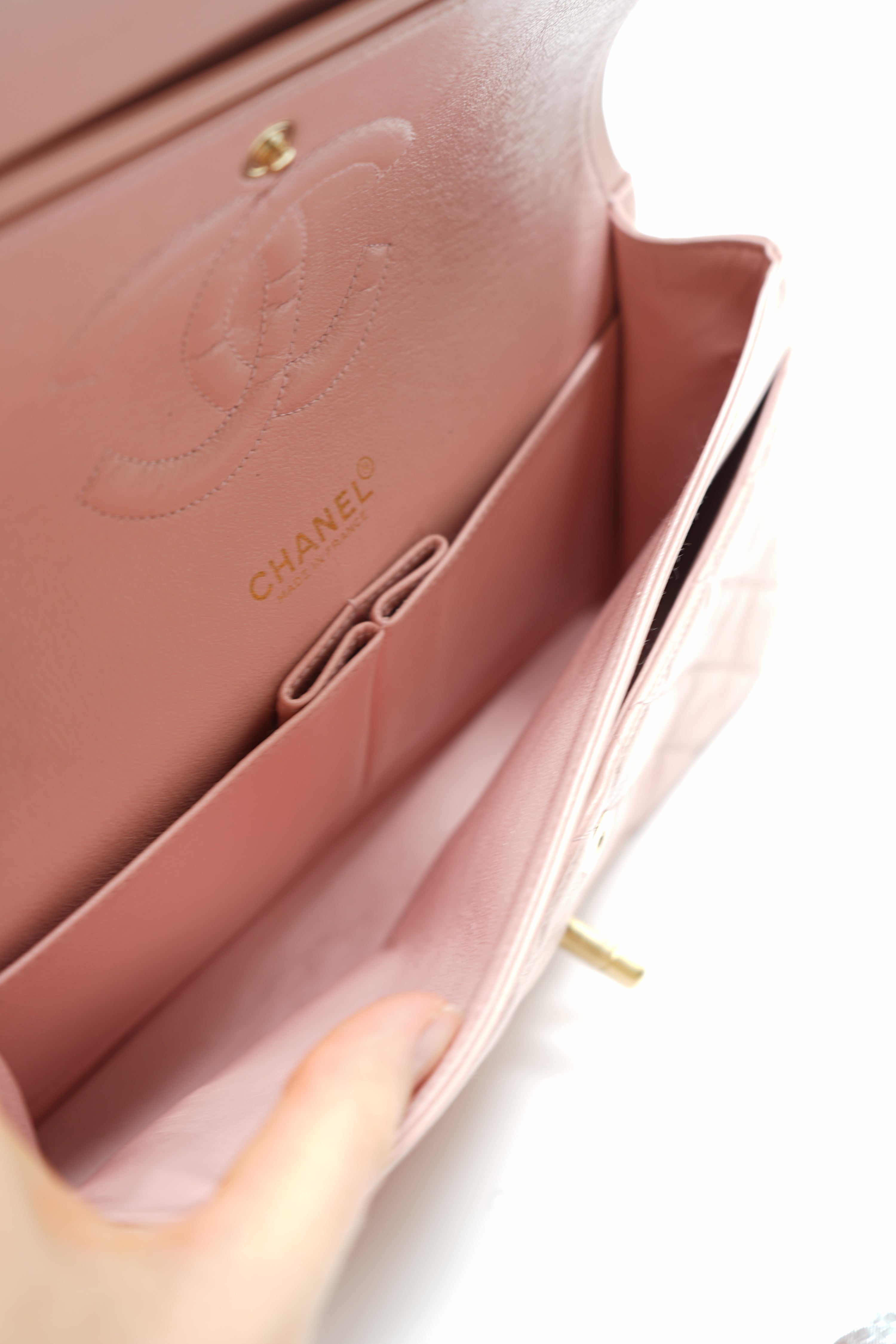 Chanel Medium Light Pink Double Flap Bag