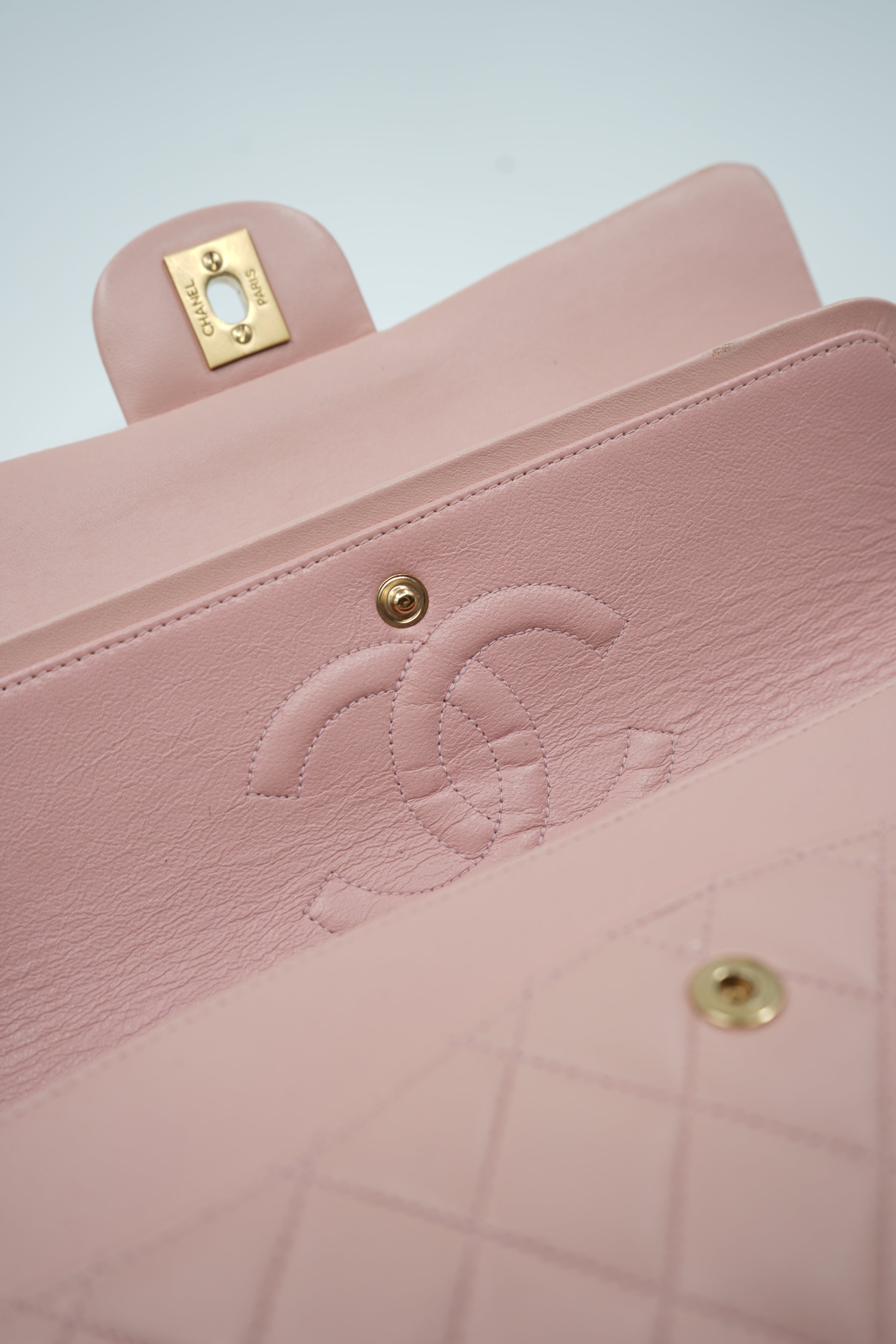 Chanel Medium Light Pink Double Flap Bag