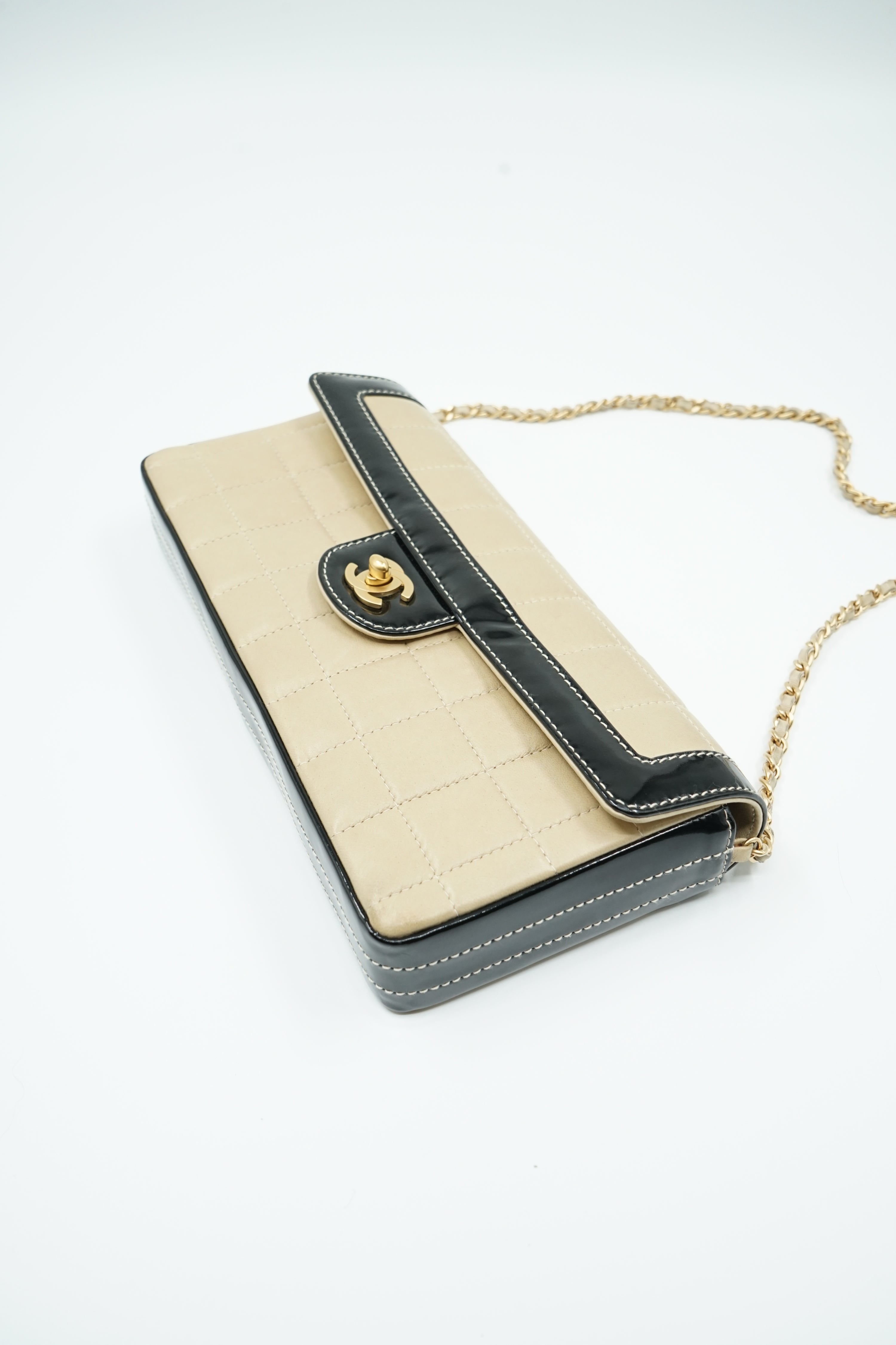 Chanel East West Beige and Black