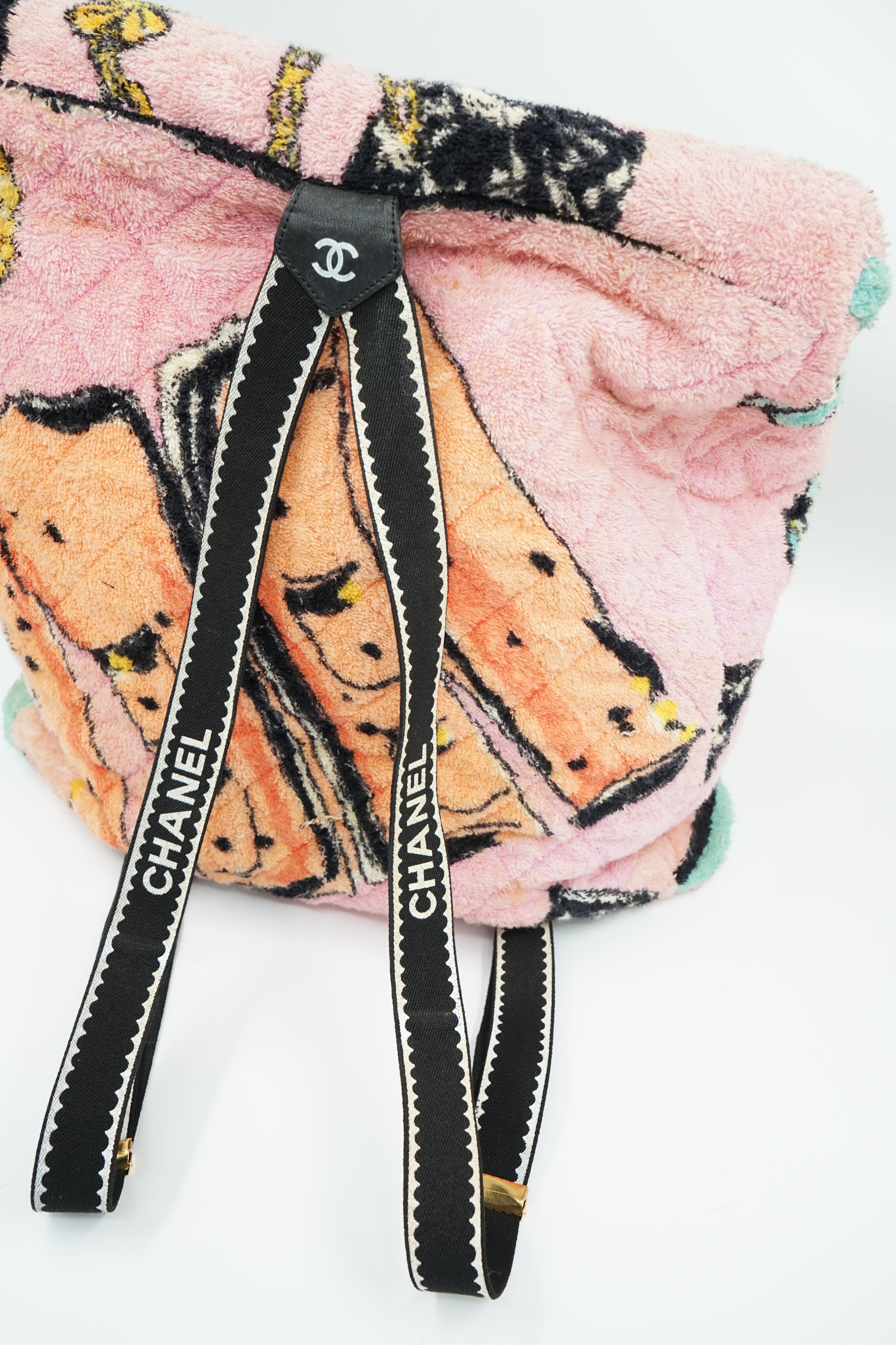 Chanel Terry Cloth Backpack