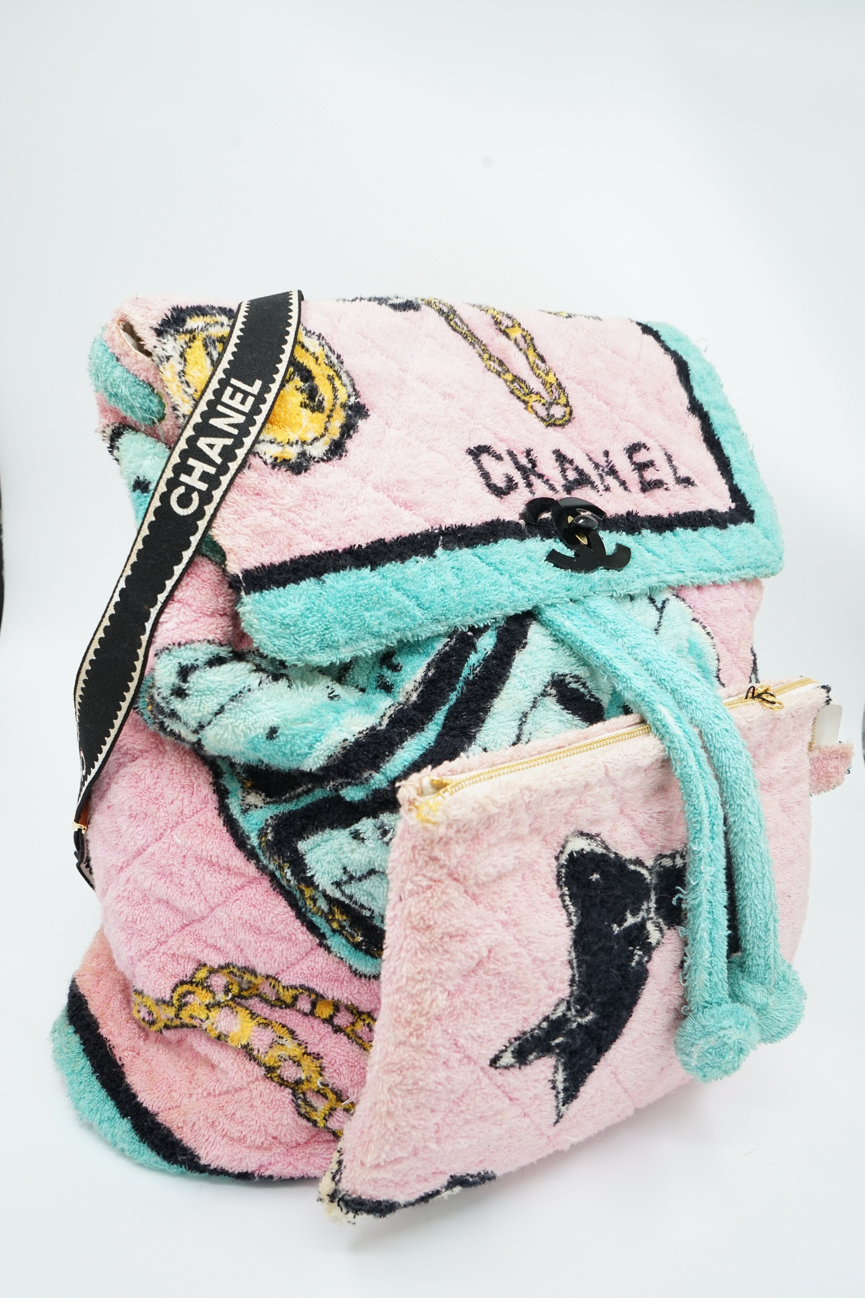 Chanel Terry Cloth Backpack