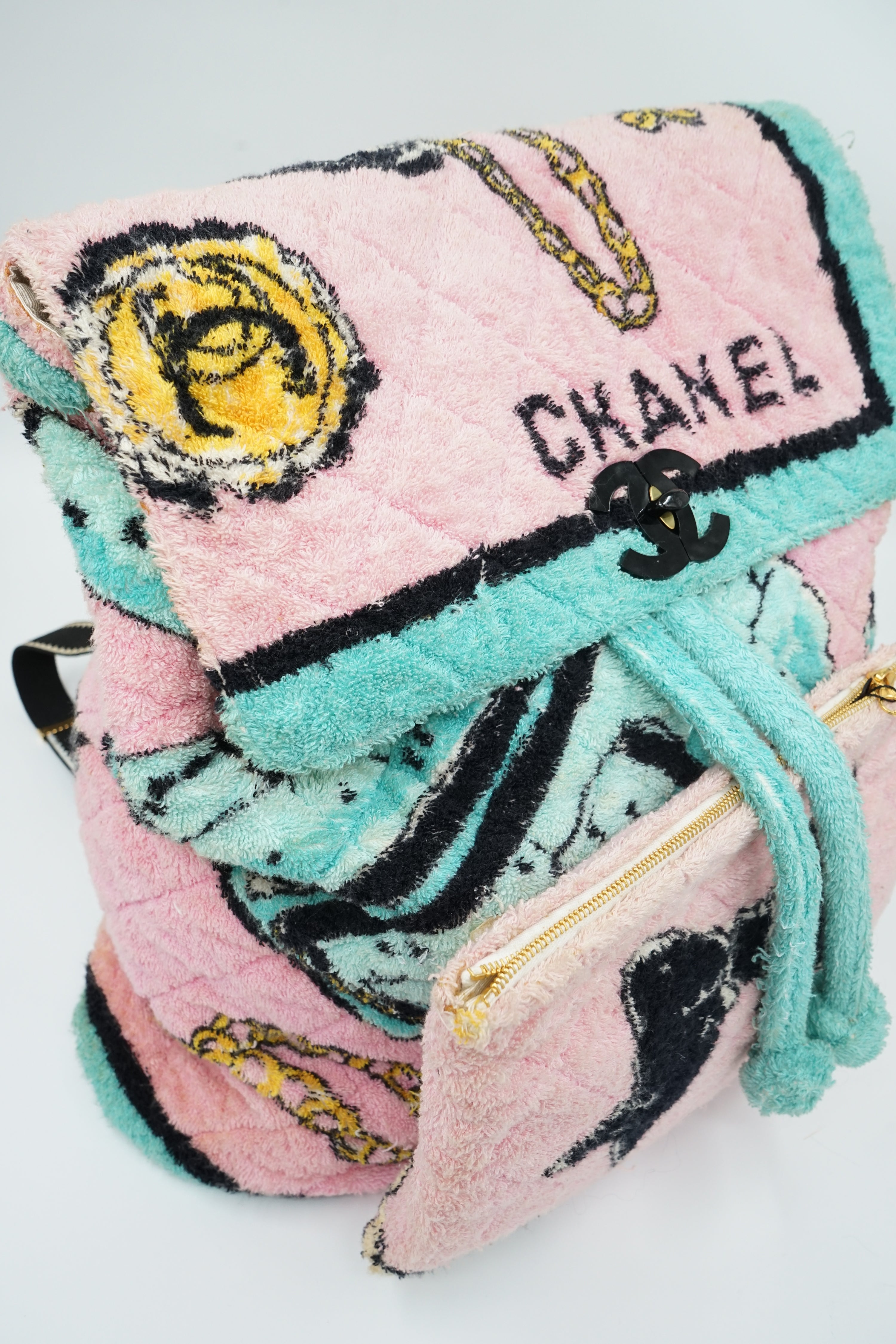 Chanel Terry Cloth Backpack
