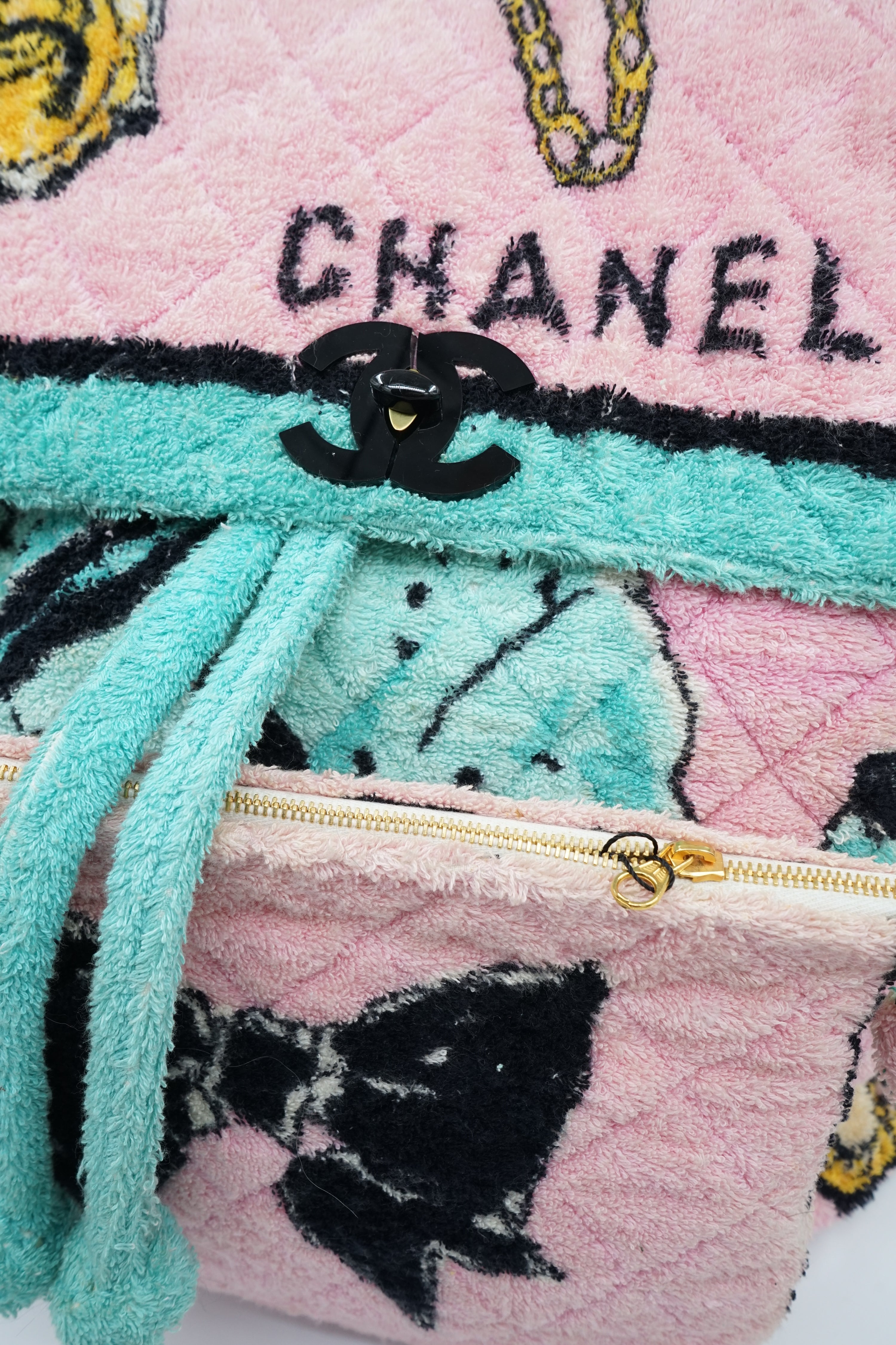 Chanel Terry Cloth Backpack