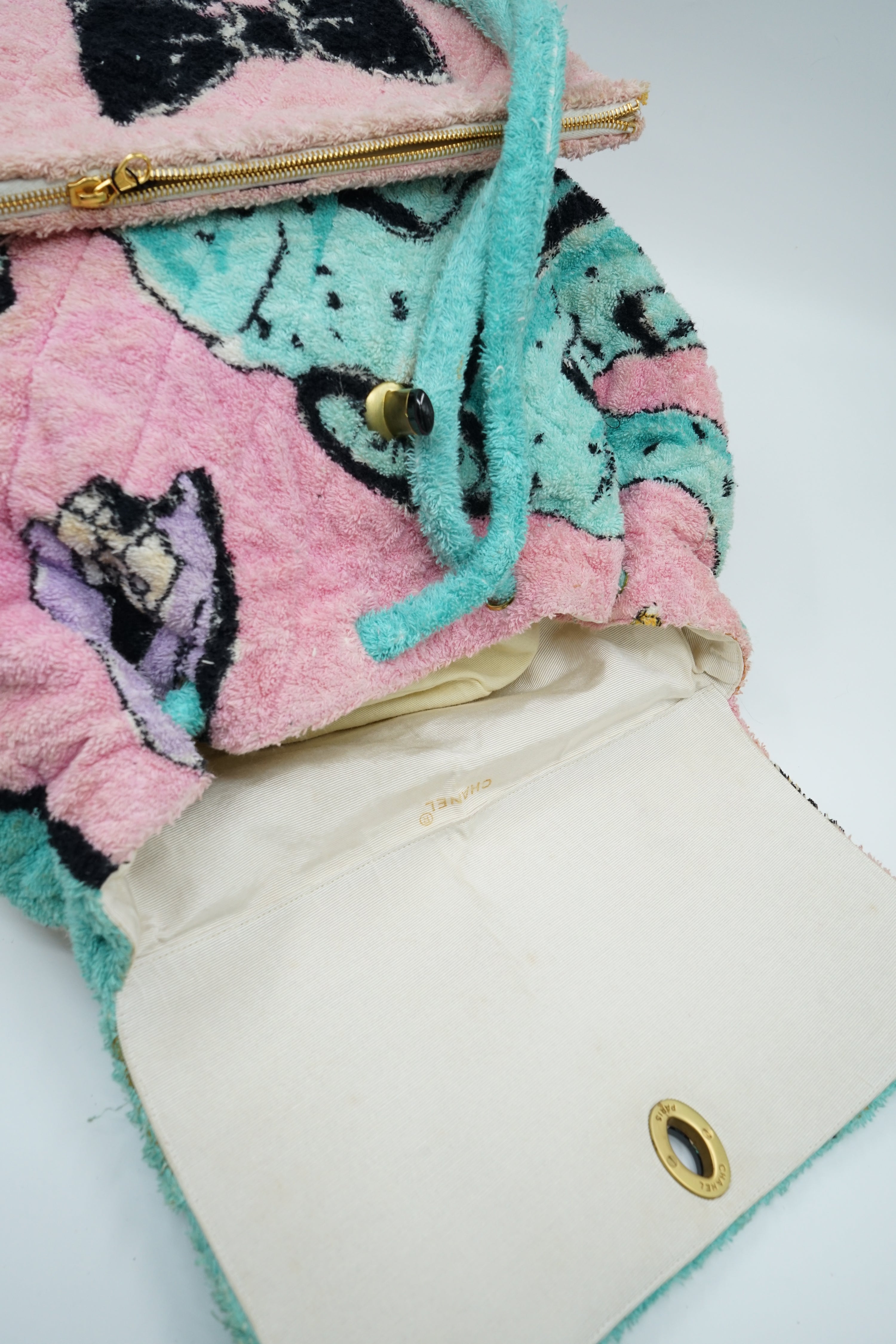 Chanel Terry Cloth Backpack