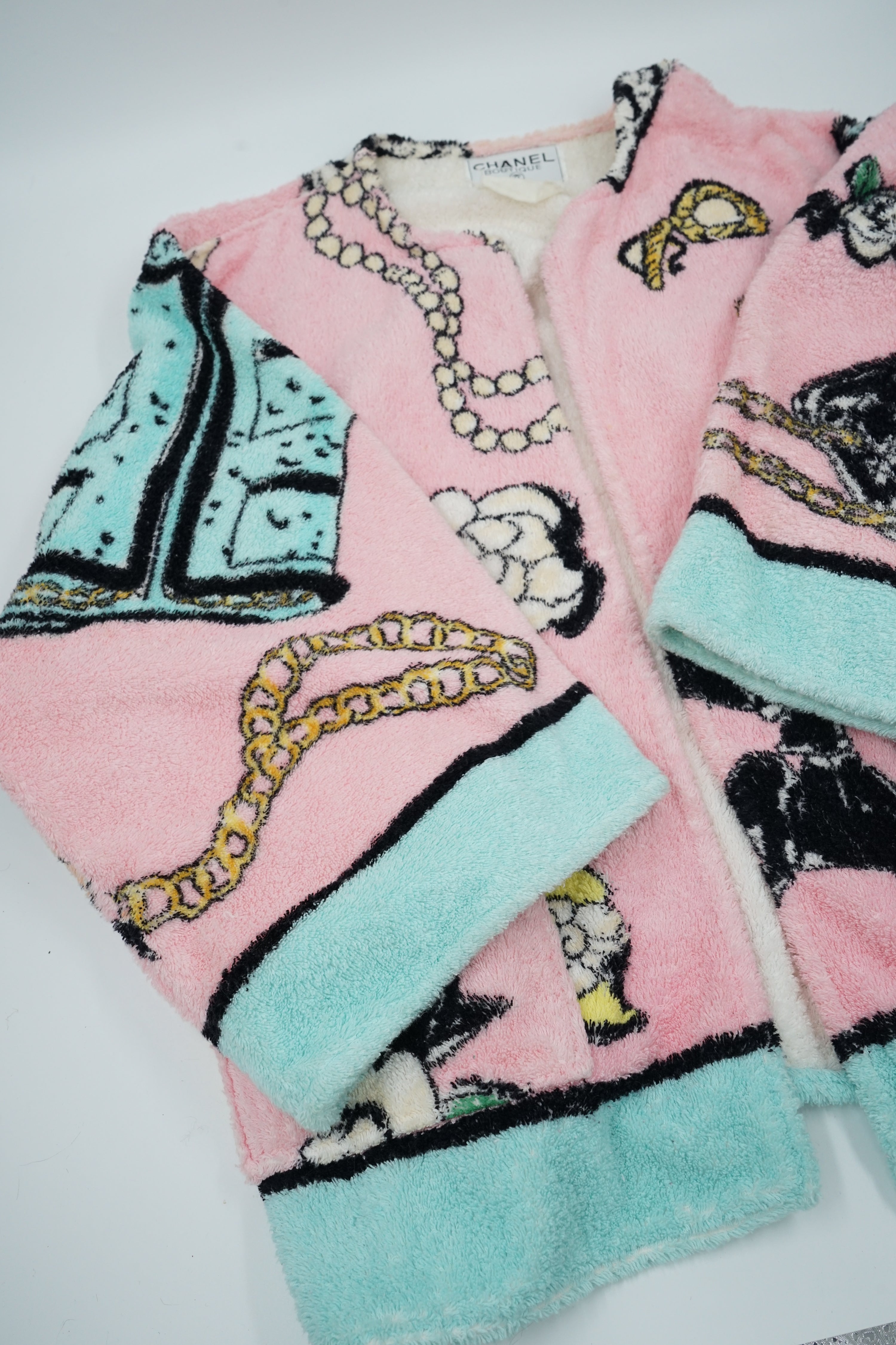 Chanel Runway Terry Cloth Jacket