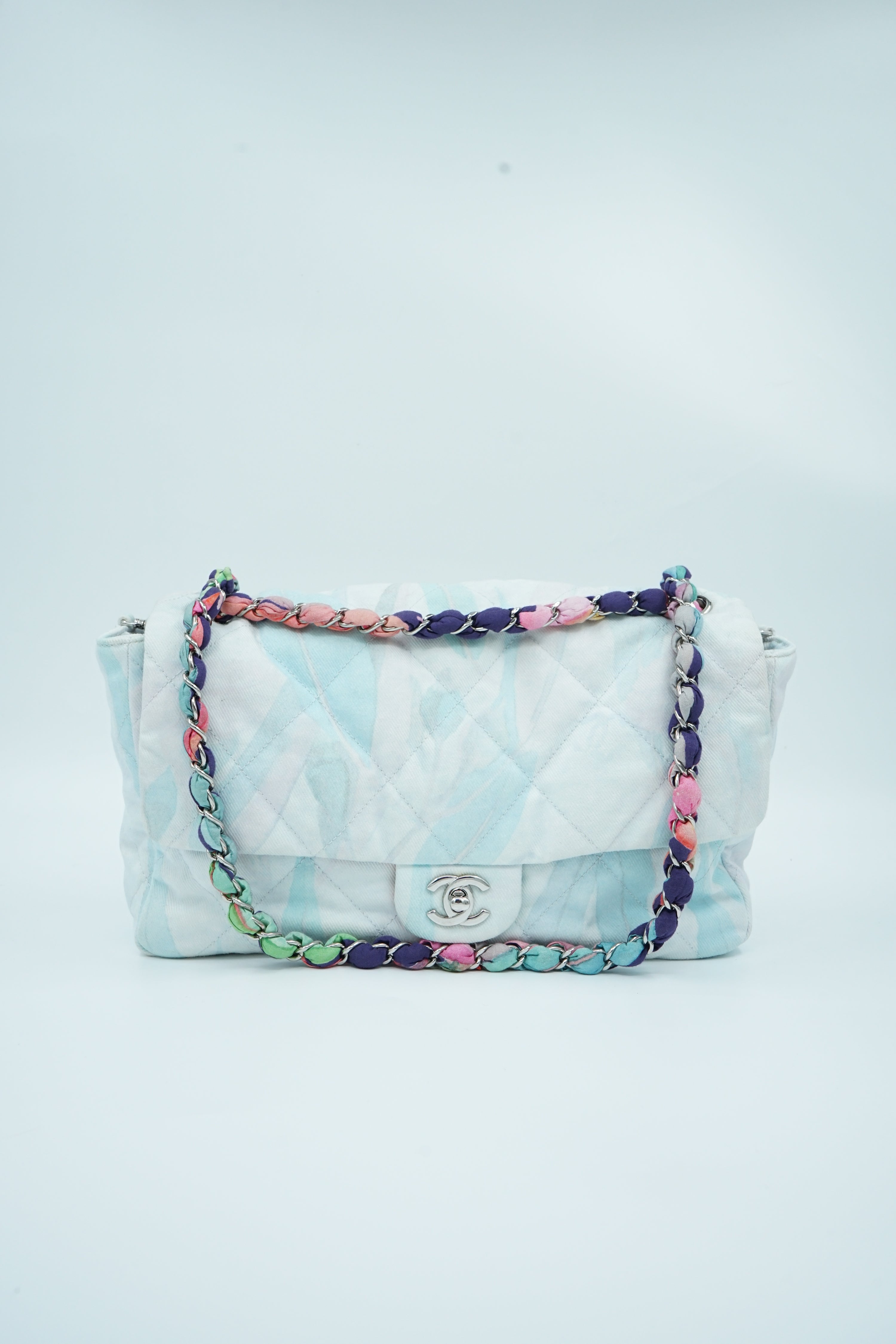 Chanel Denim Jungle Jeans Single Flap Bag