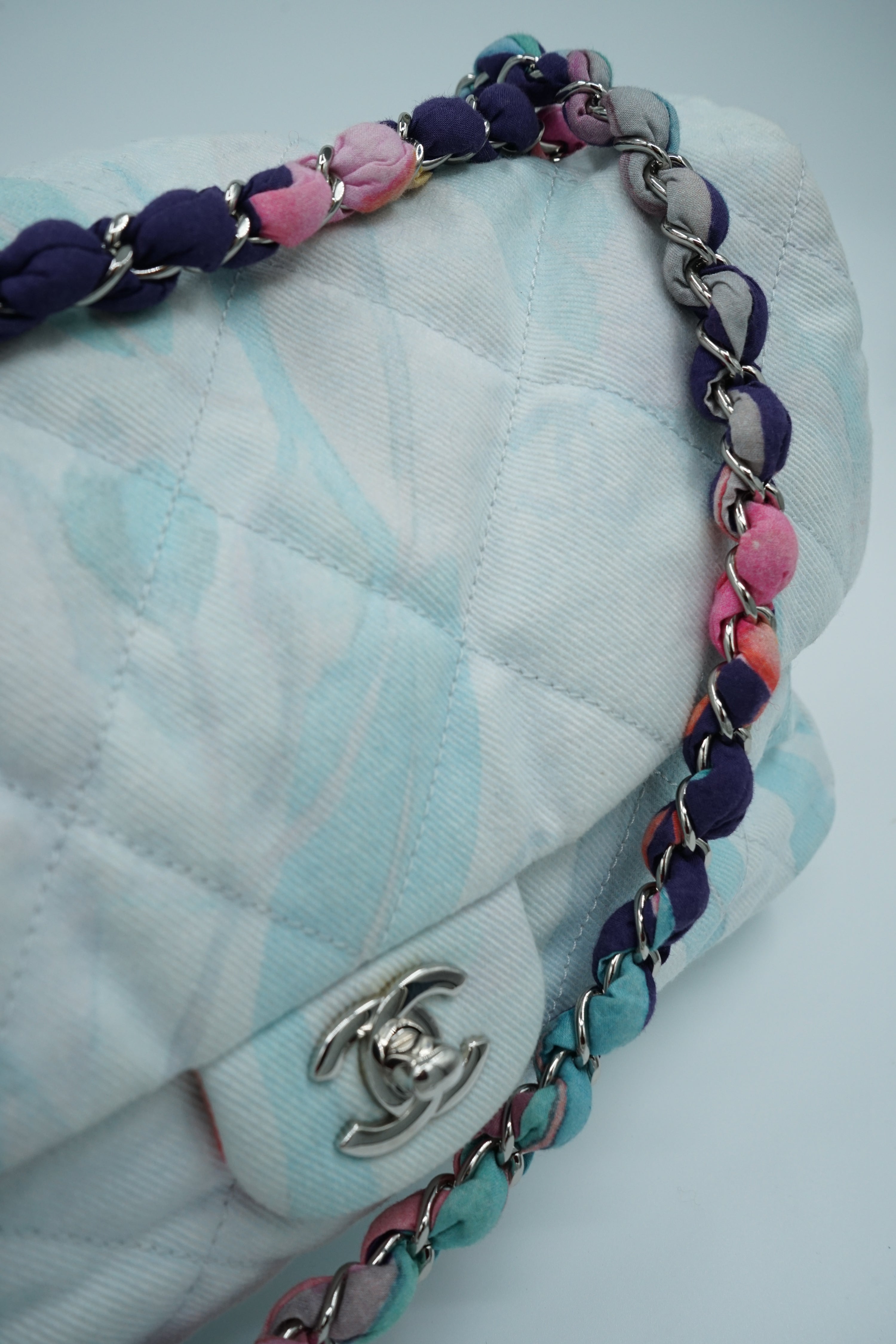 Chanel Denim Jungle Jeans Single Flap Bag