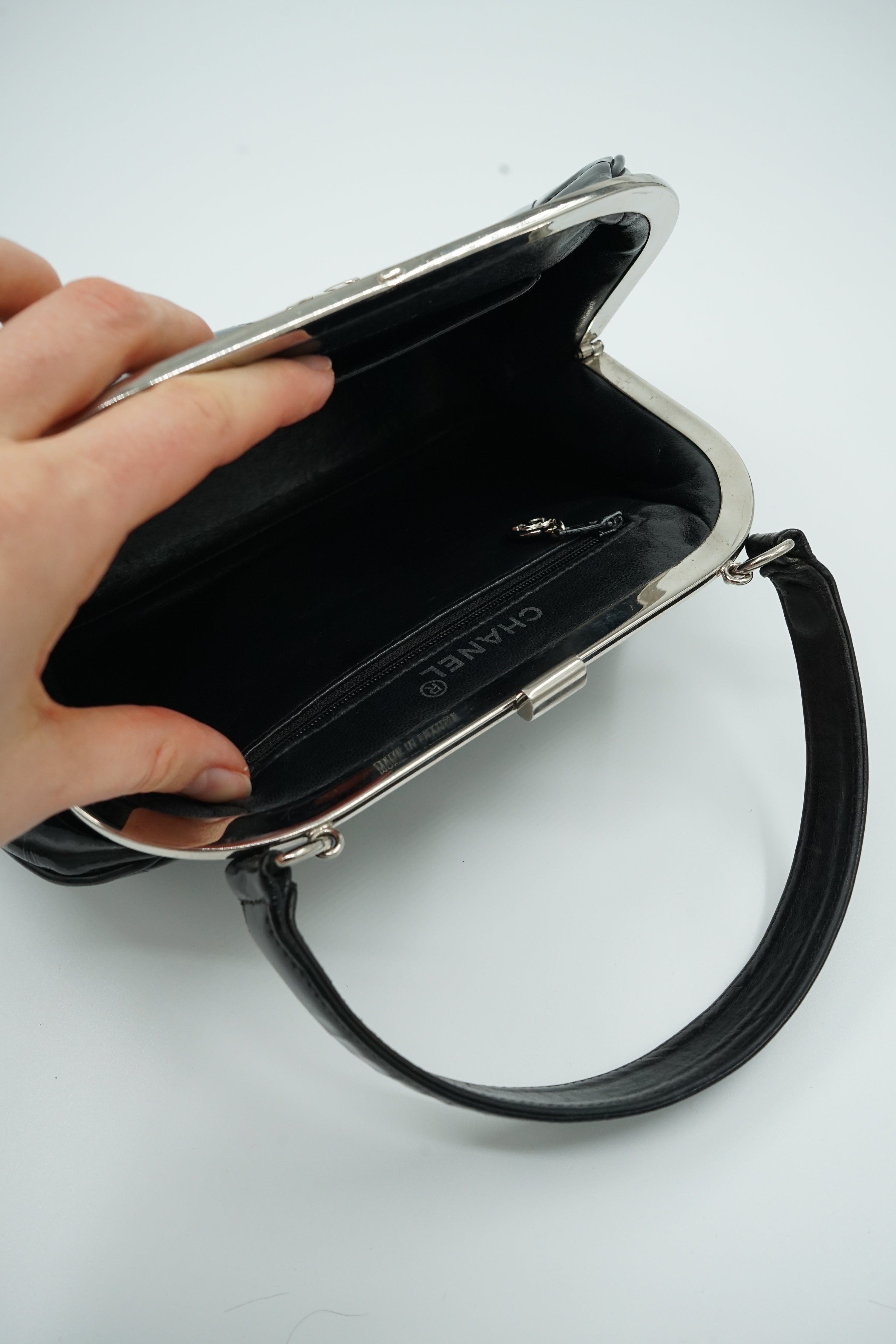 Chanel Top Handle Kisslock Bag