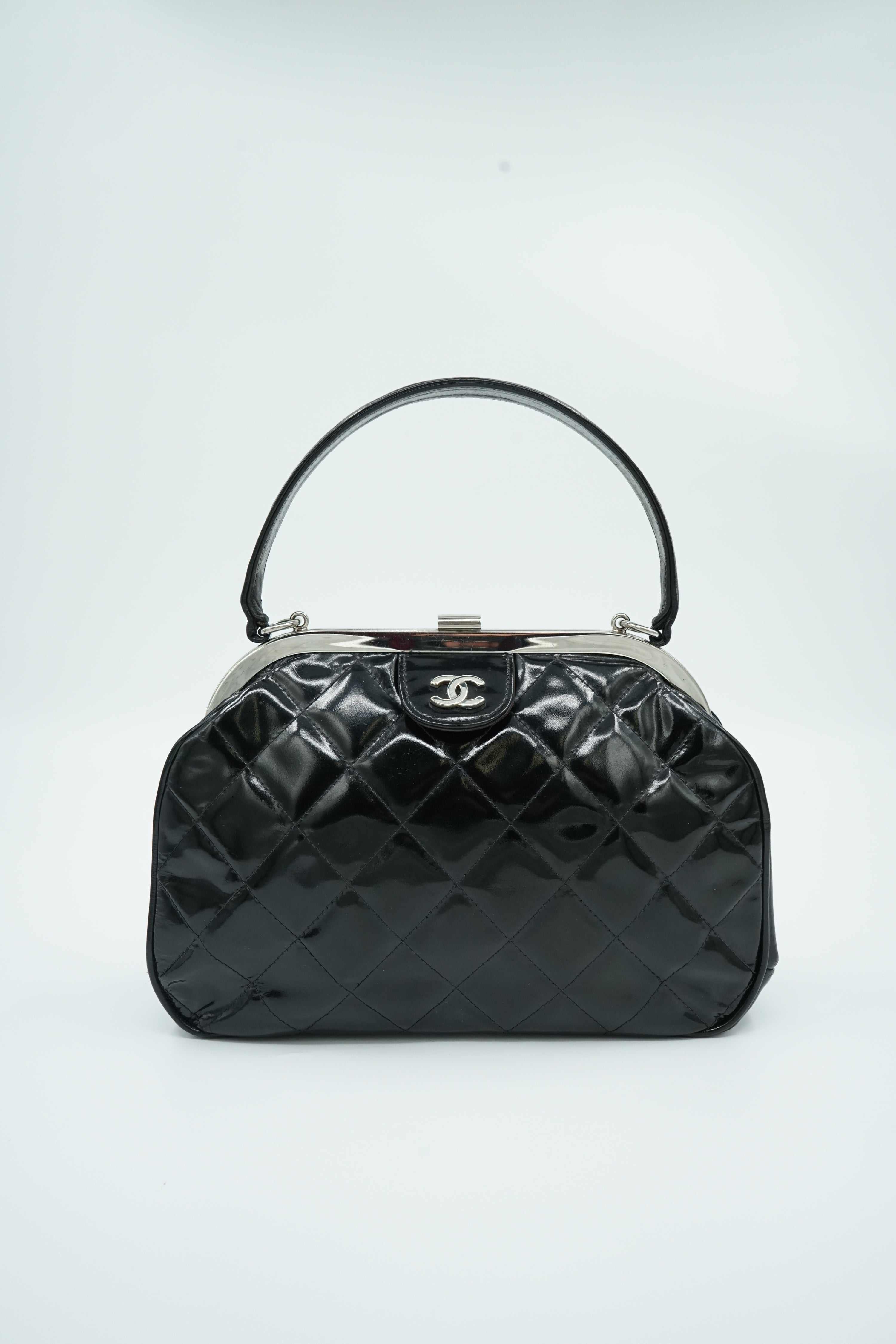 Chanel Top Handle Kisslock Bag