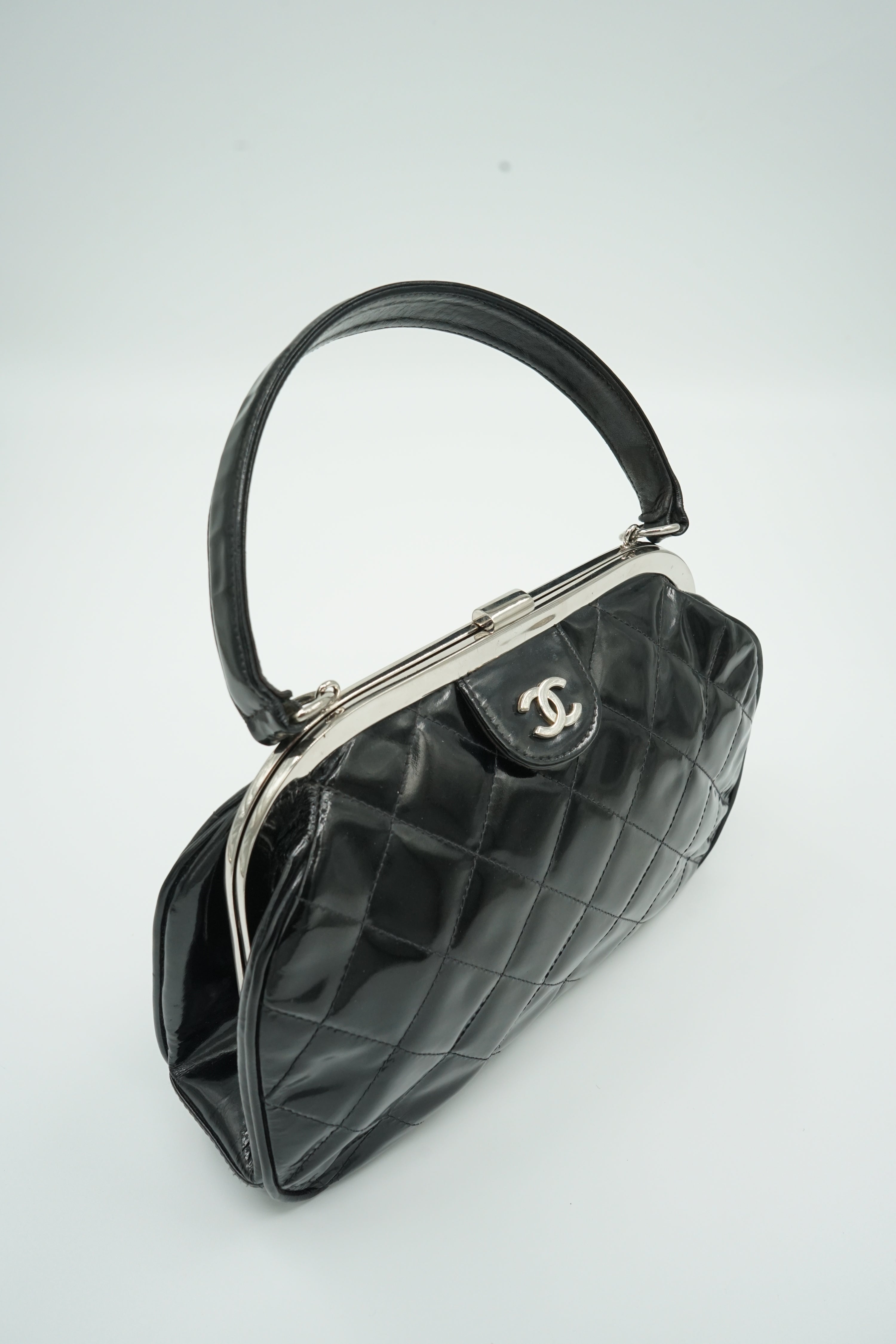Chanel Top Handle Kisslock Bag