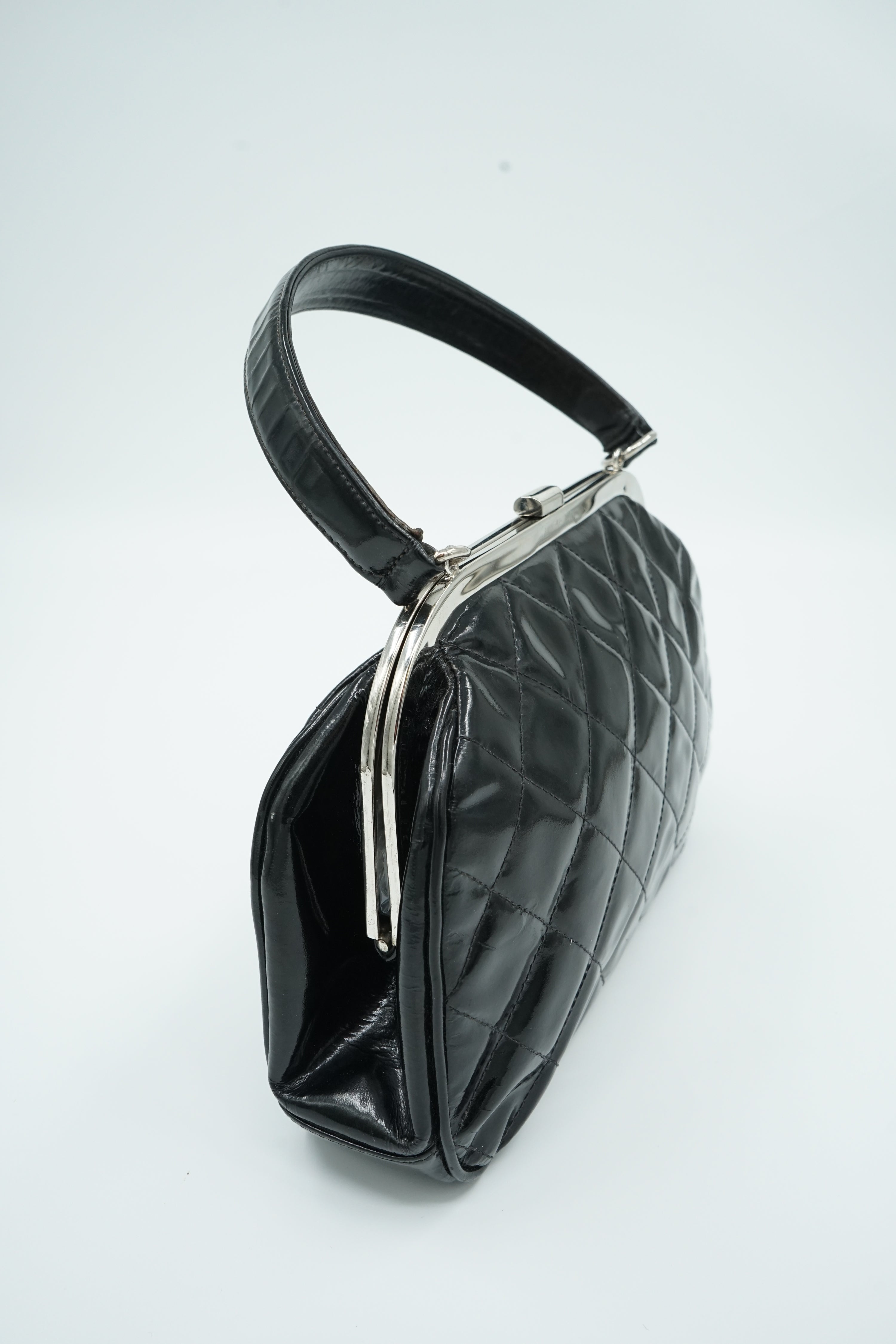 Chanel Top Handle Kisslock Bag