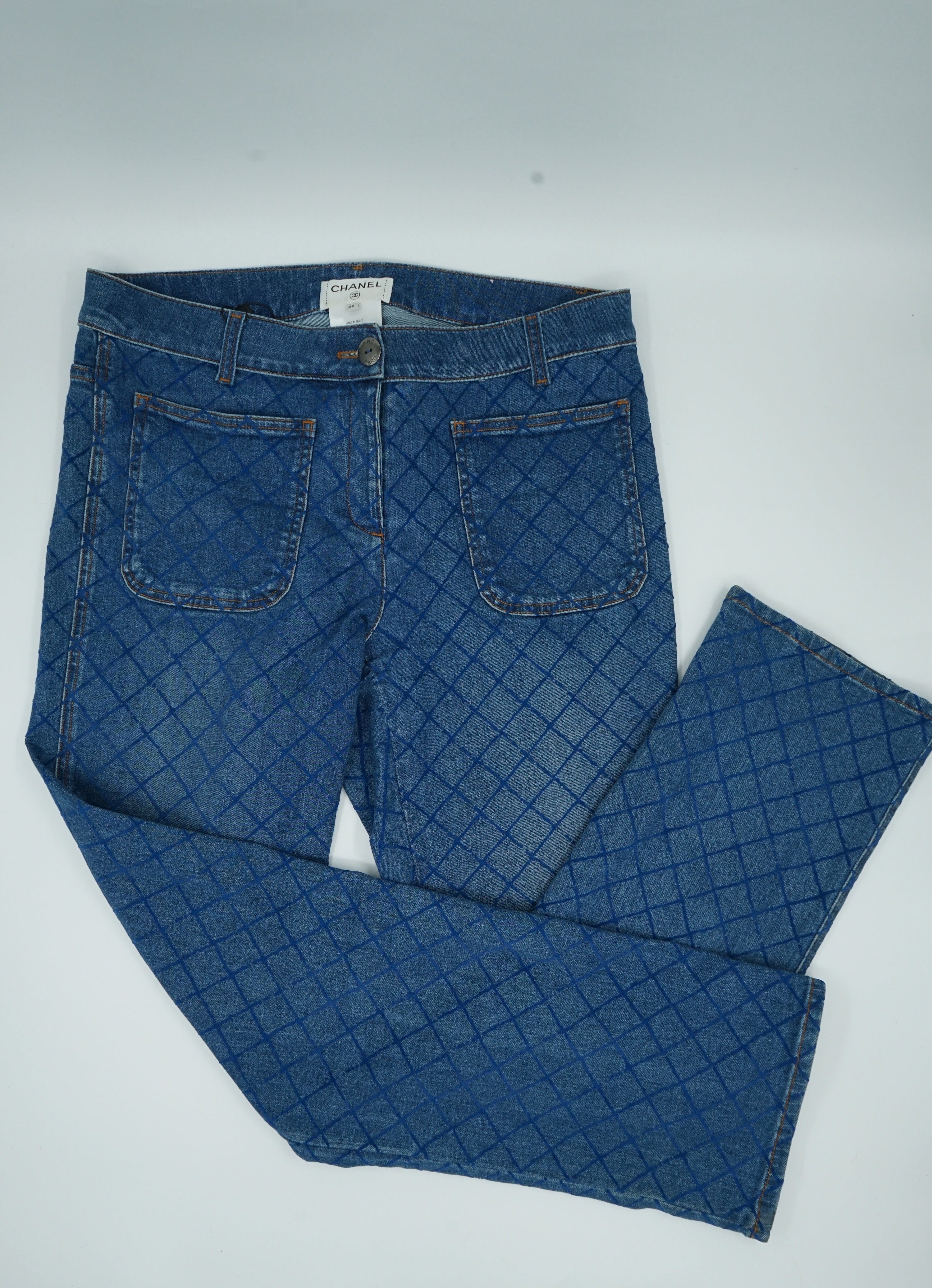 Chanel Quilted Jeans