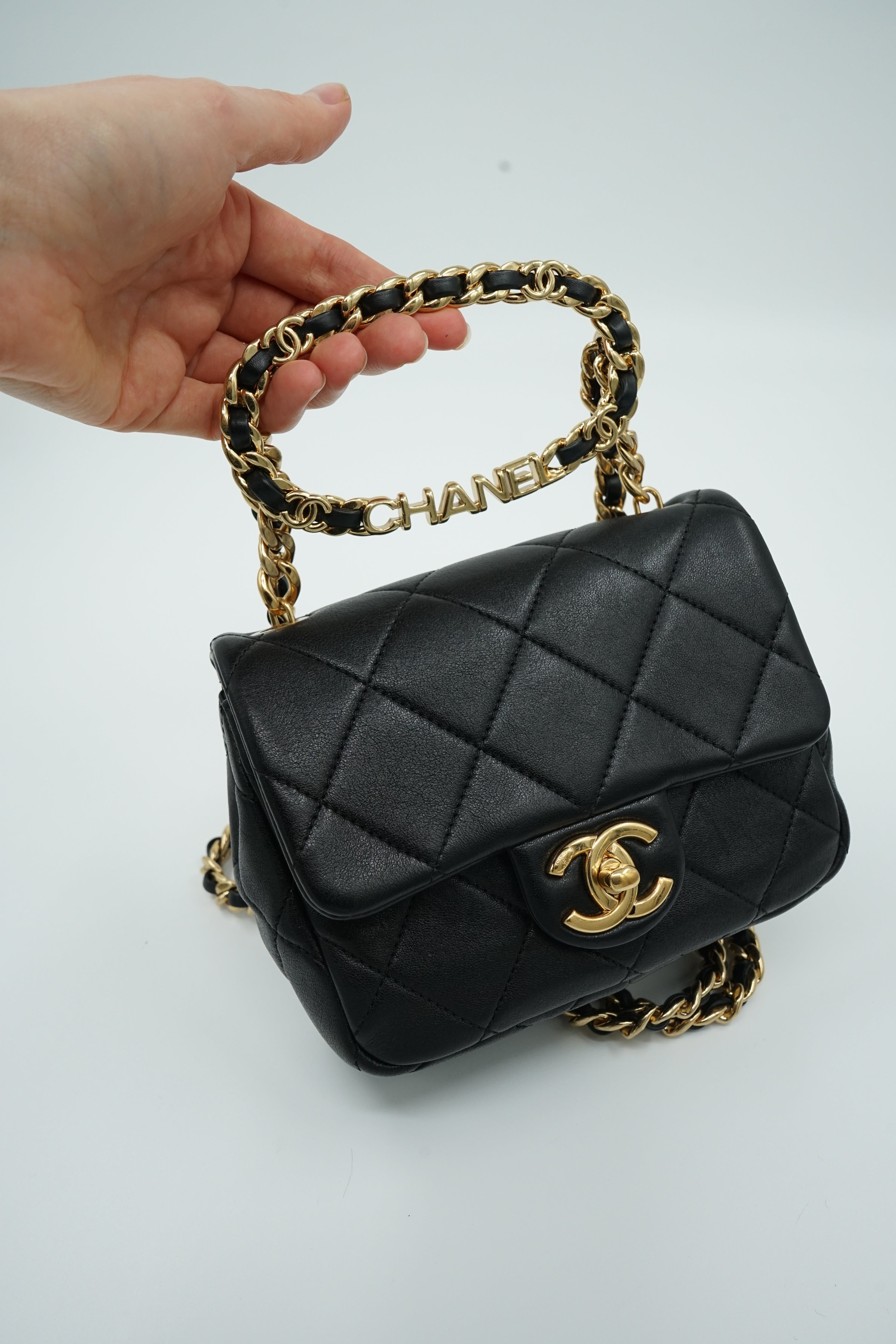 Chanel Top Handle Cruise 23 Mini Square