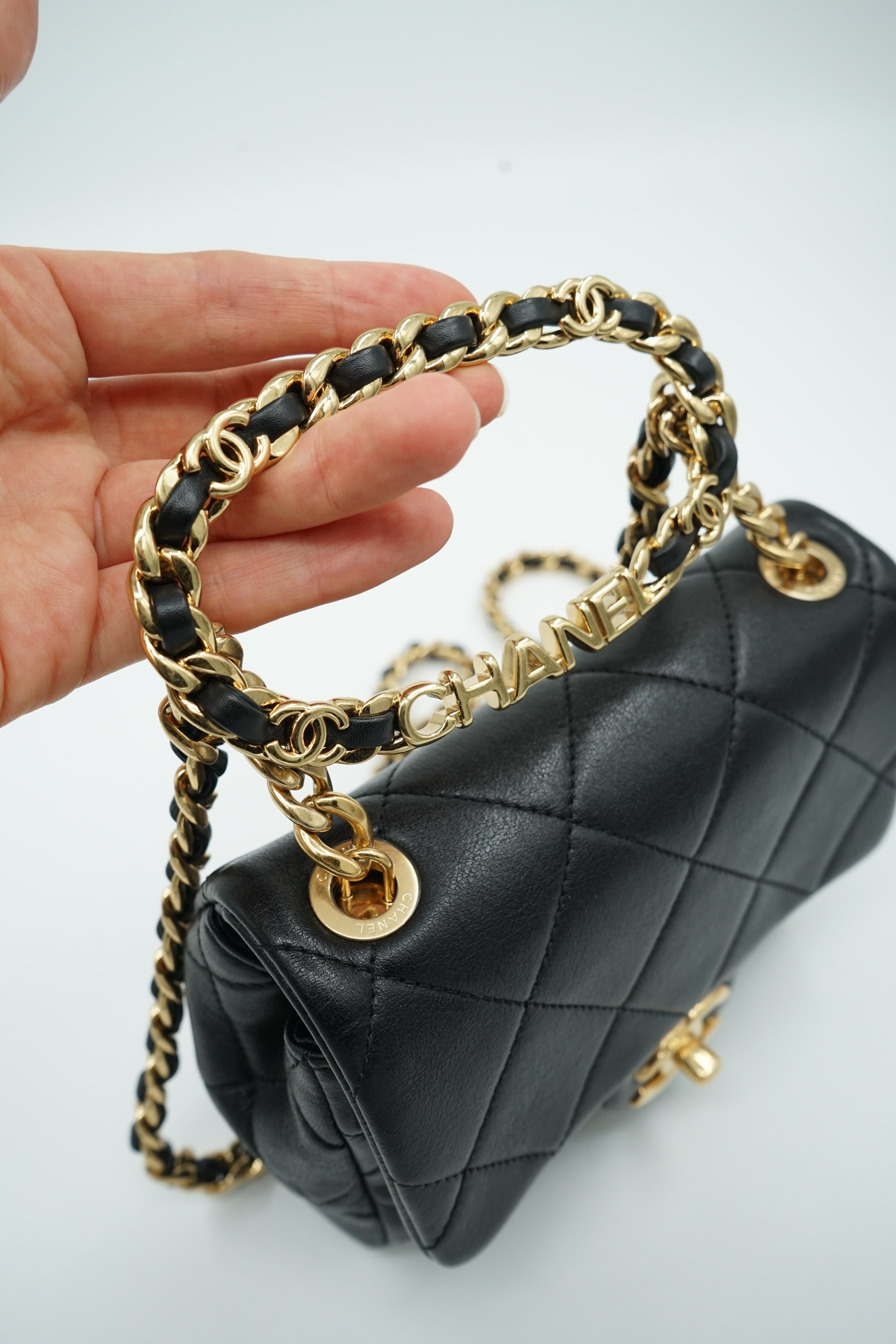 Chanel Top Handle Cruise 23 Mini Square