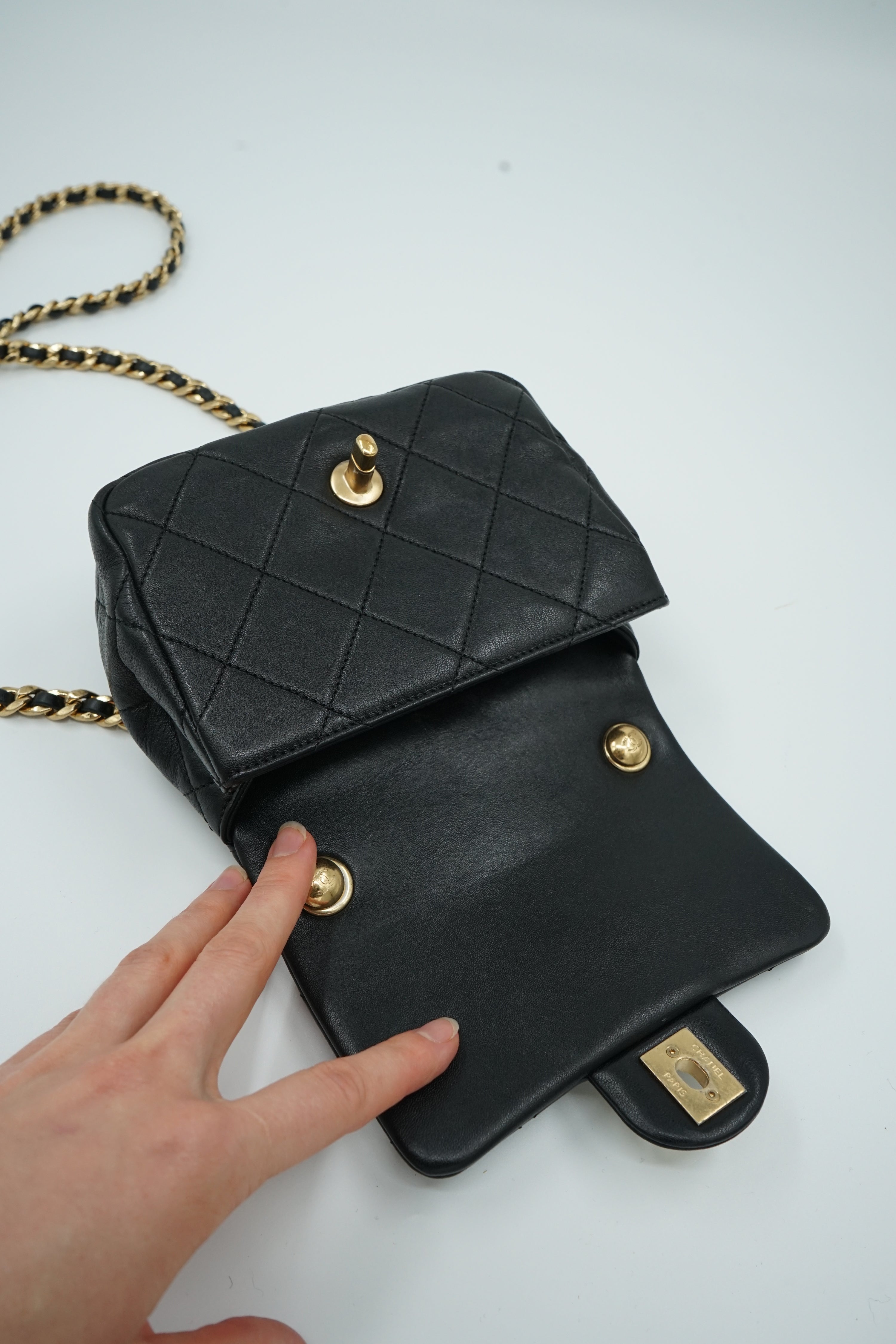 Chanel Top Handle Cruise 23 Mini Square