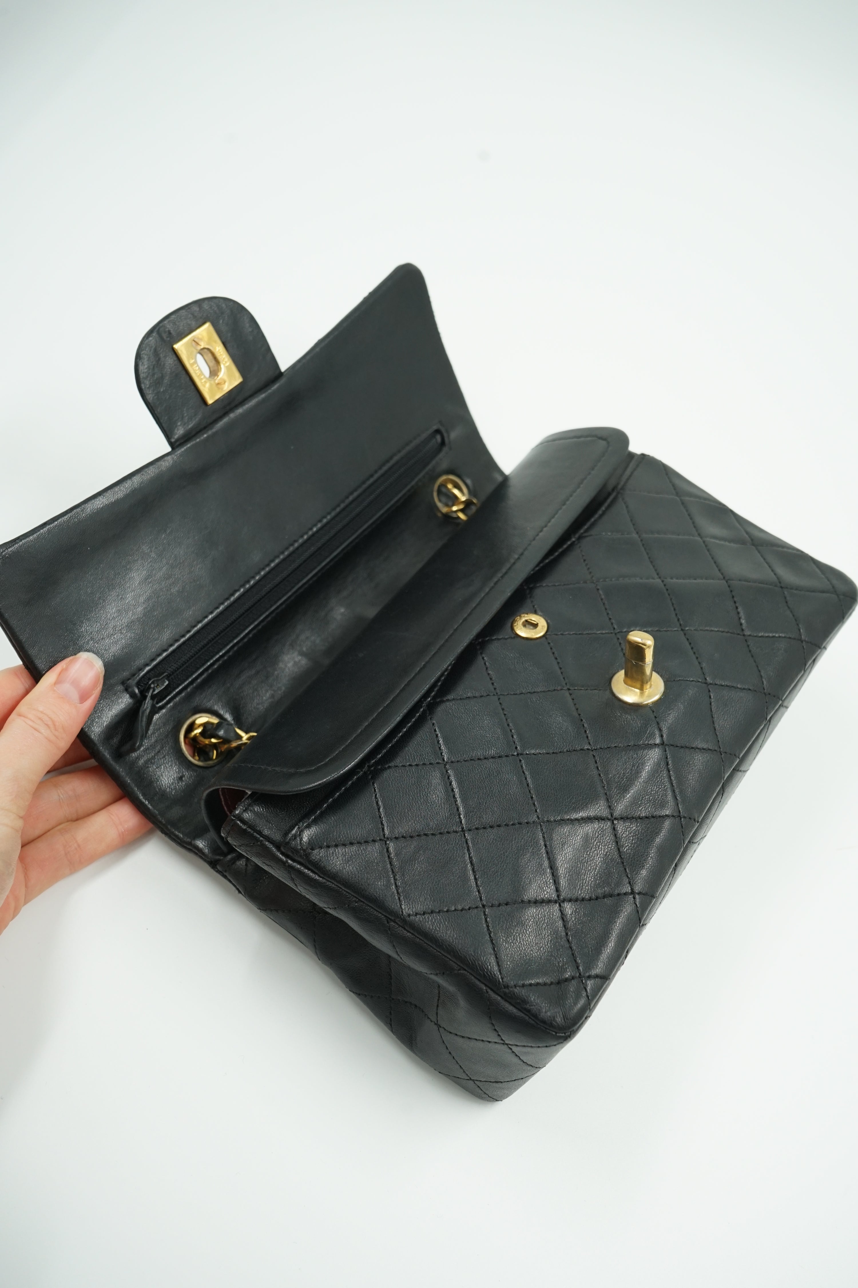 Chanel Small Classic Double Flap Bag Black